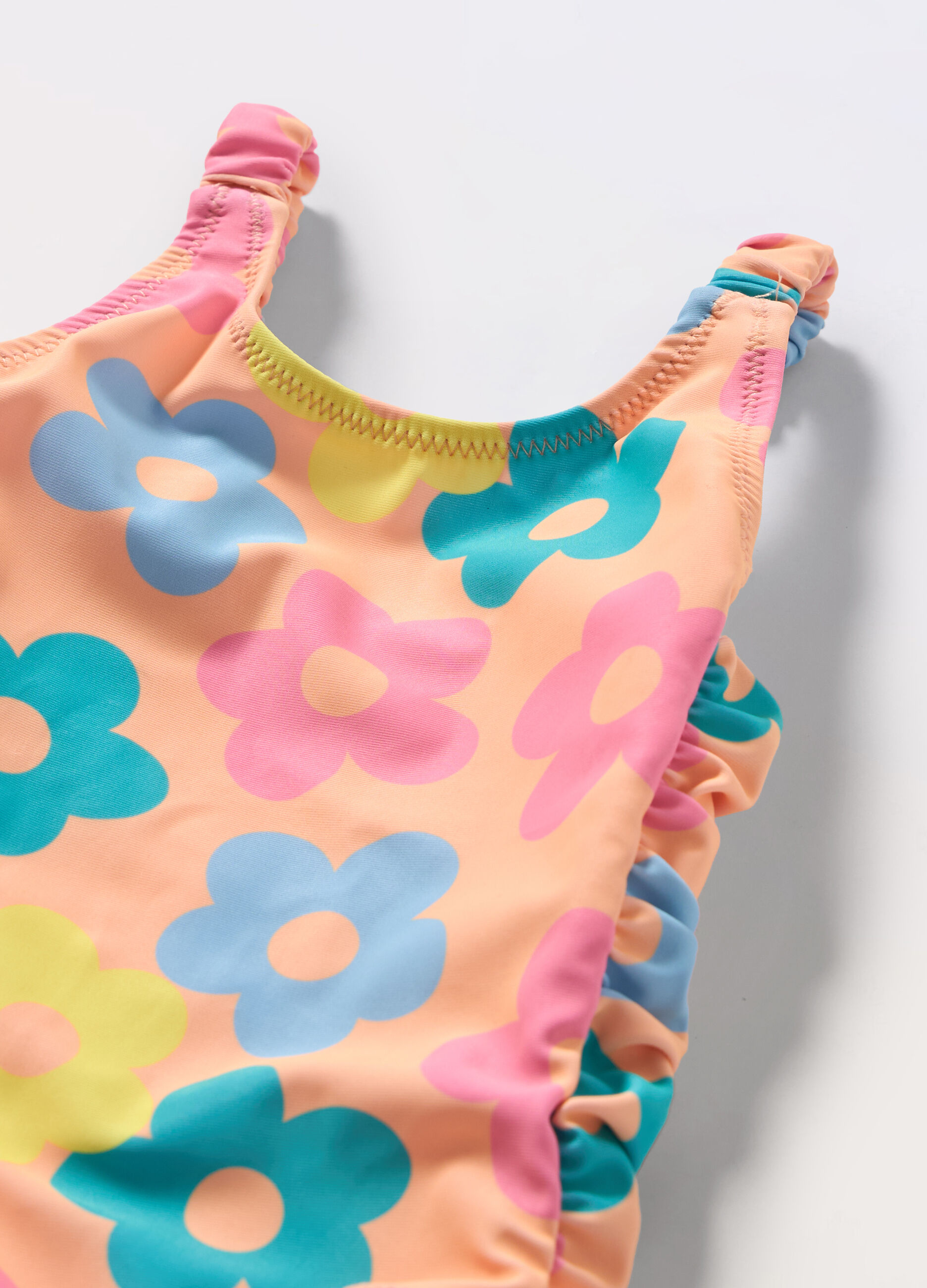 Costume intero a fiori neonata_1