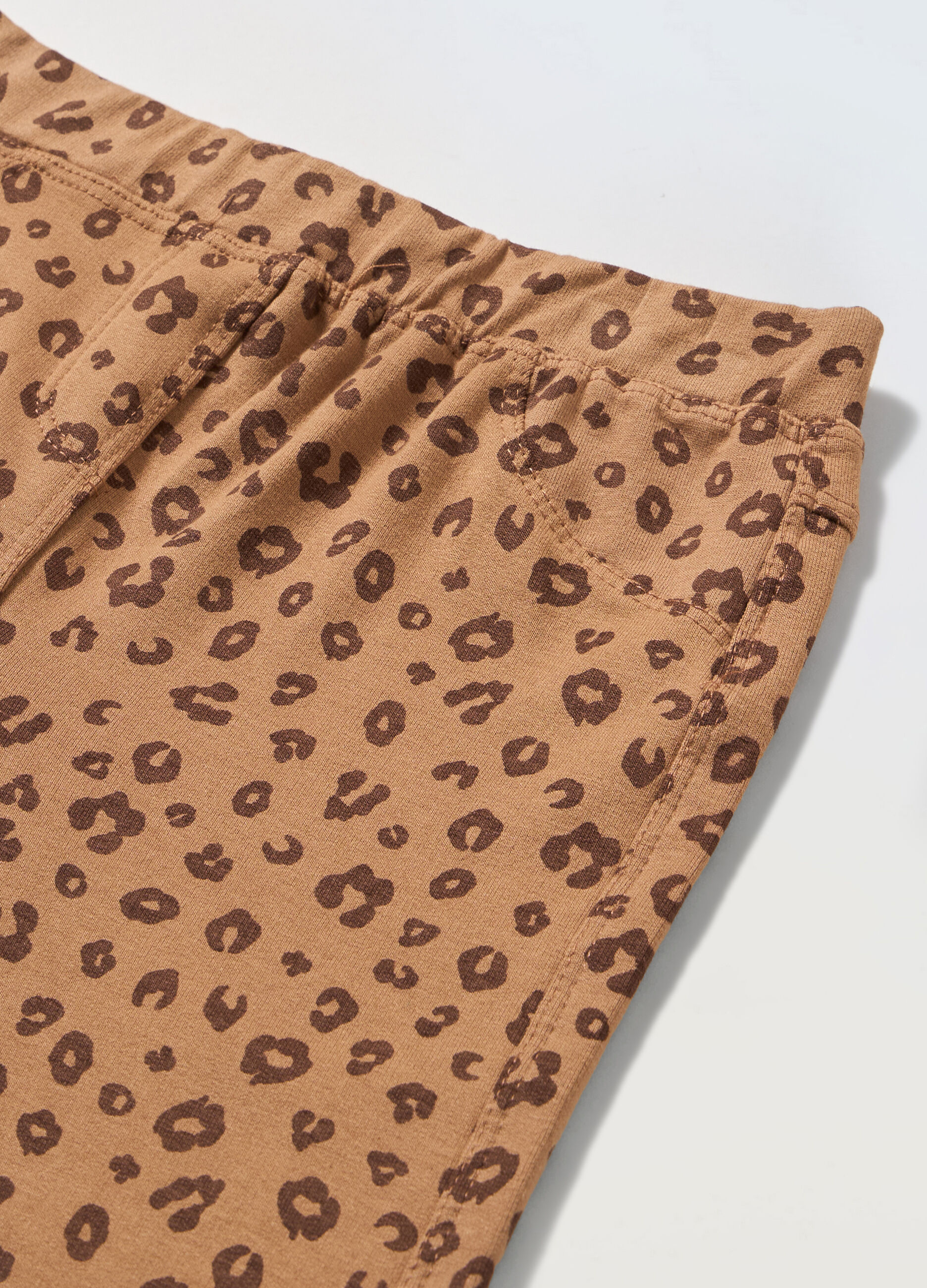 Treggings in french terry stretch neonata_1