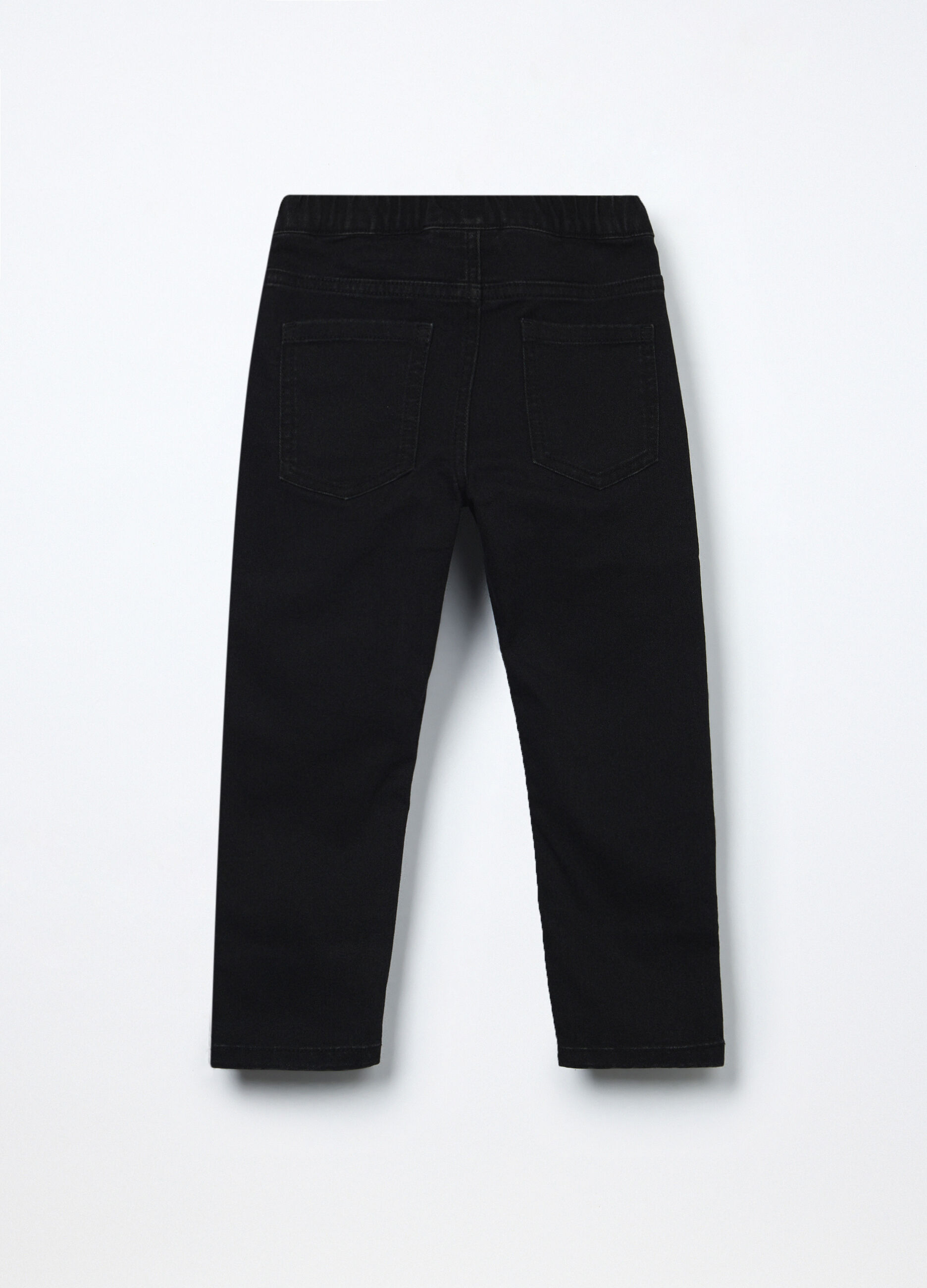 Jeans pull on in cotone stretch bambino_1