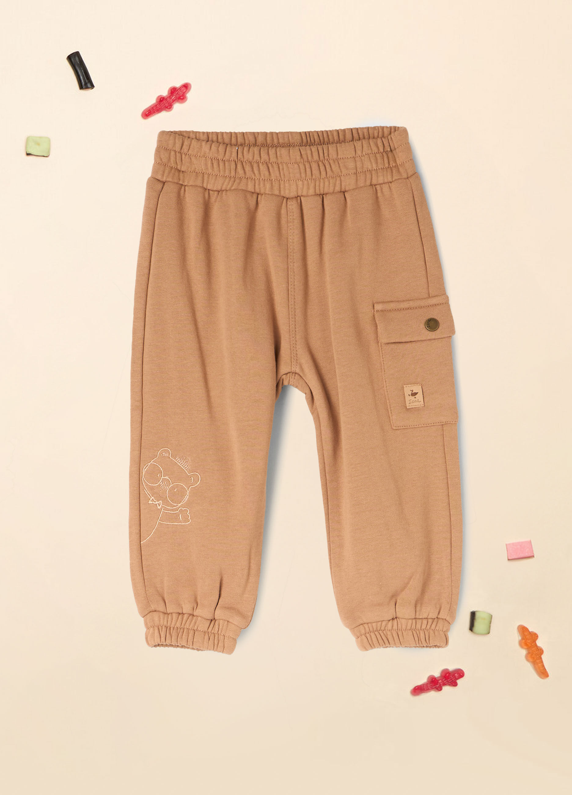 Jogger cargo in viscosa di bamboo_0