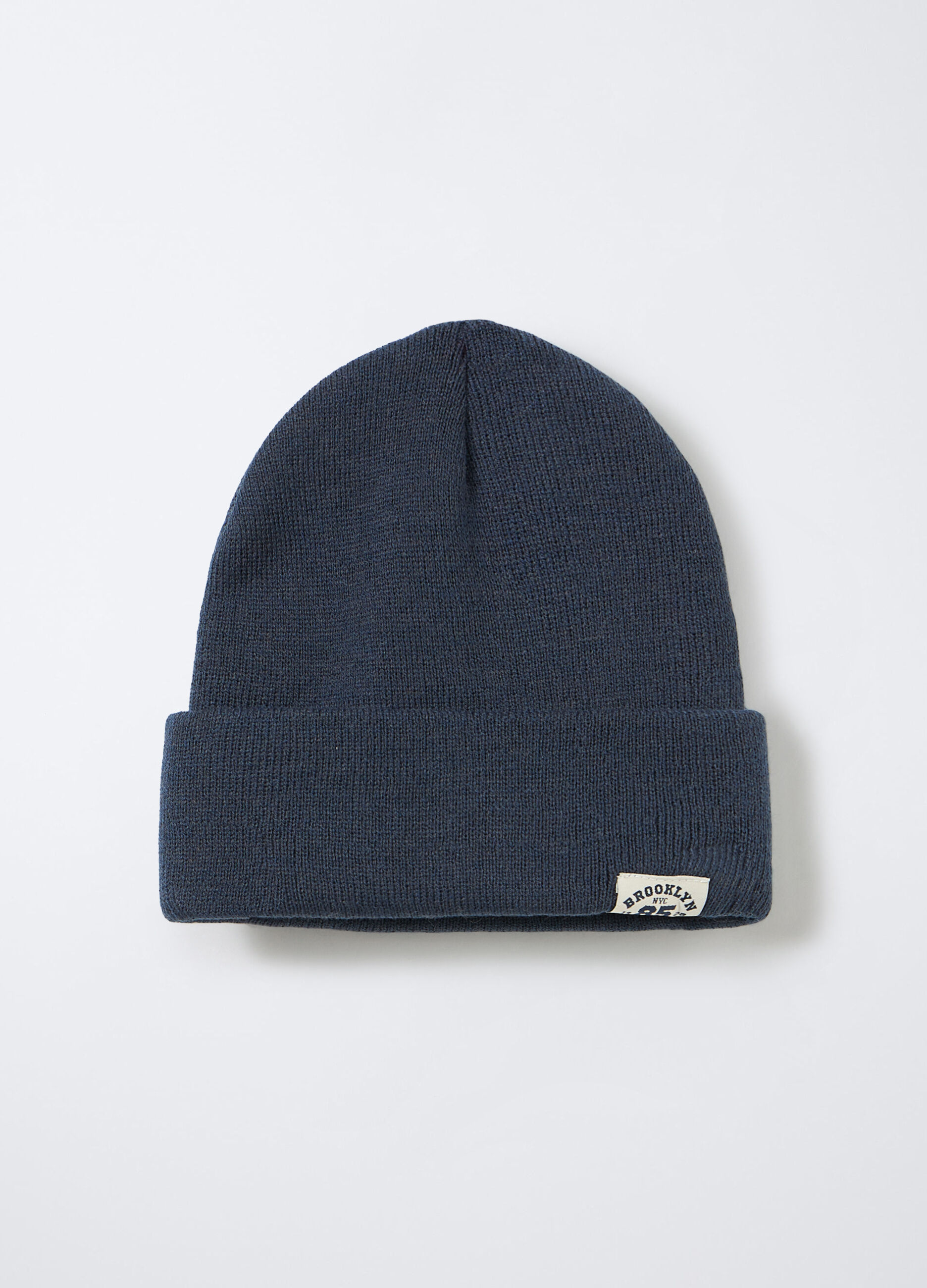 Berretto tricot con risvolto _0