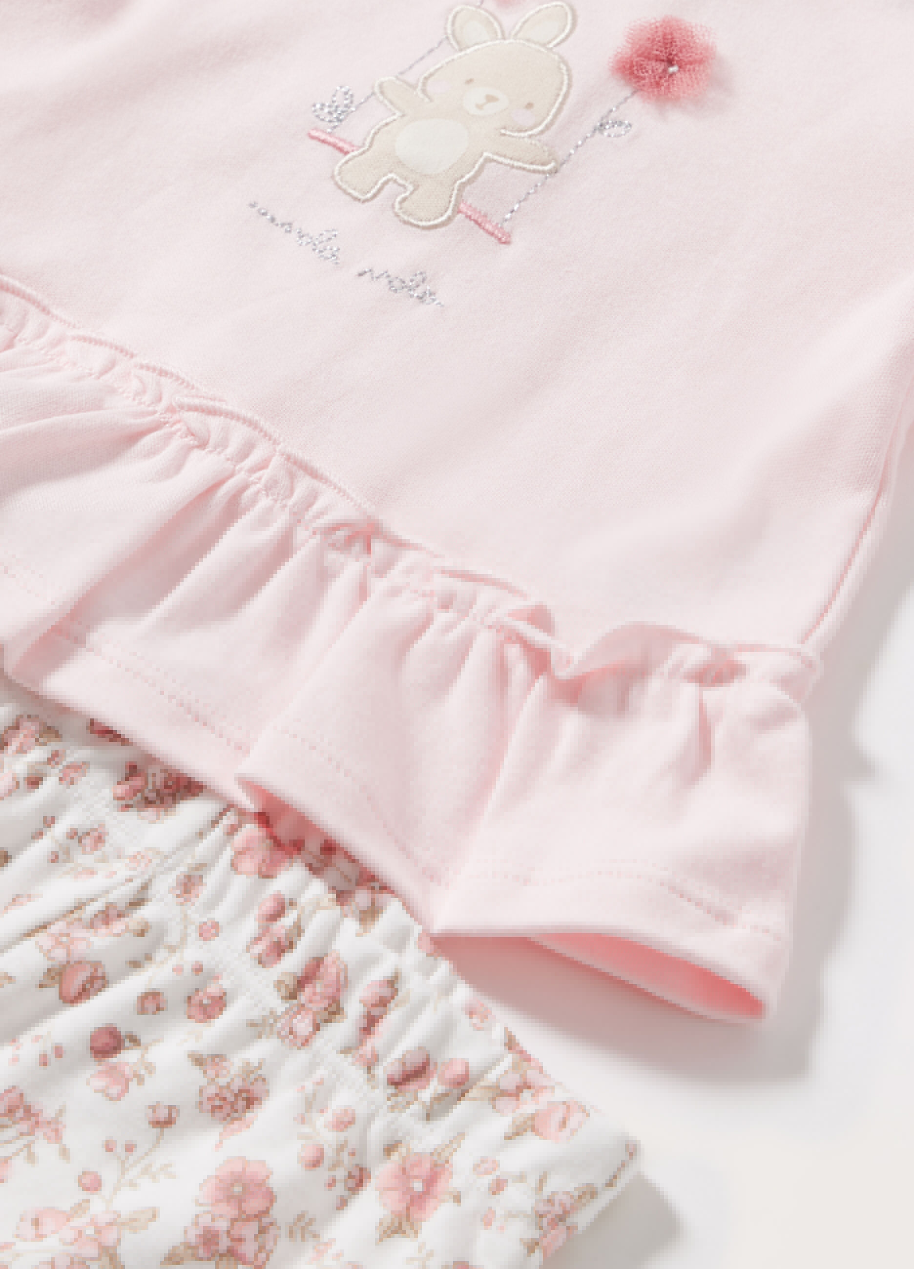 Set in interlock di puro cotone neonata_1