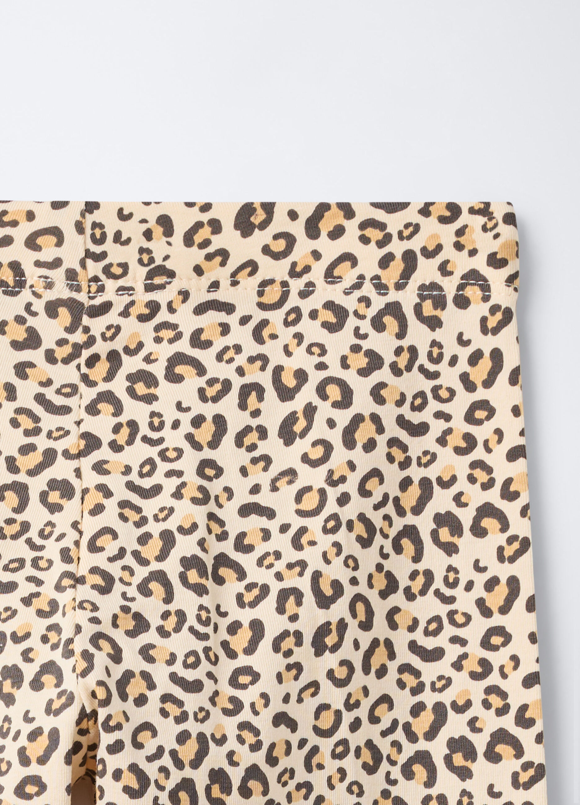 Pack 3 leggings in jersey di cotone stretch Fit Slim bambina_4