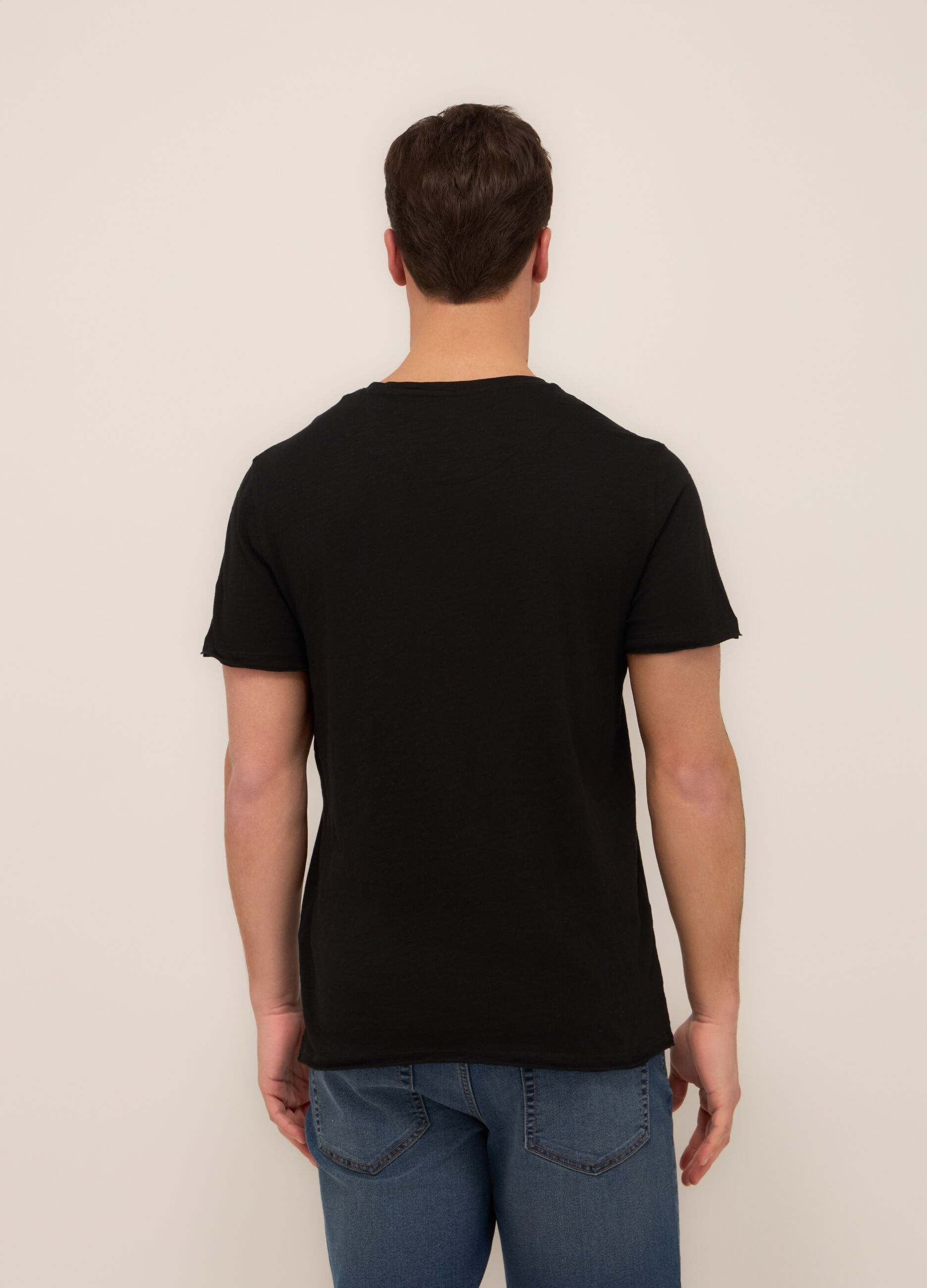 T-shirt in jersey di cotone uomo