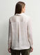 Camicia Fit Over con colletto alla francese in raso donna_1