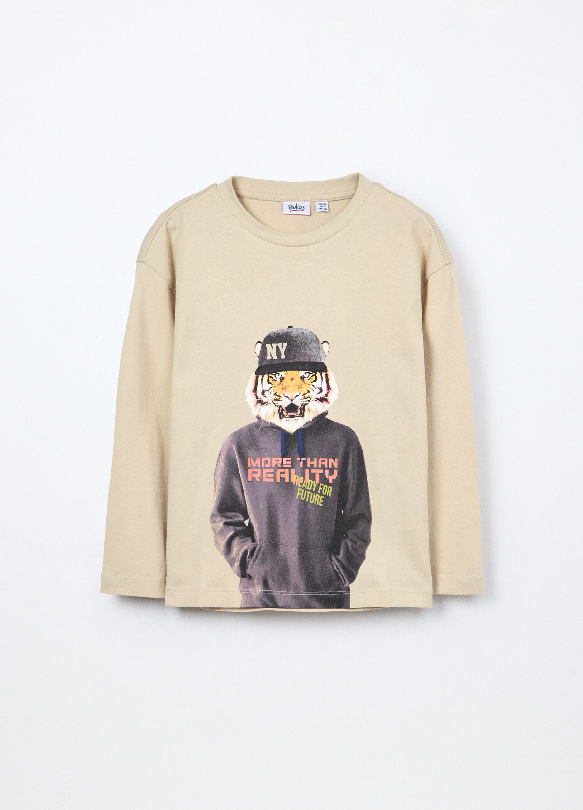 T-shirt in jersey di puro cotone bambino_0