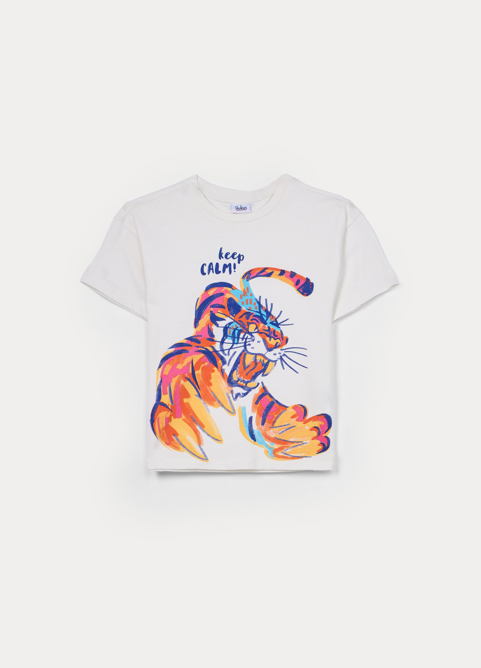 T-shirt girocollo in jersey bambino_0