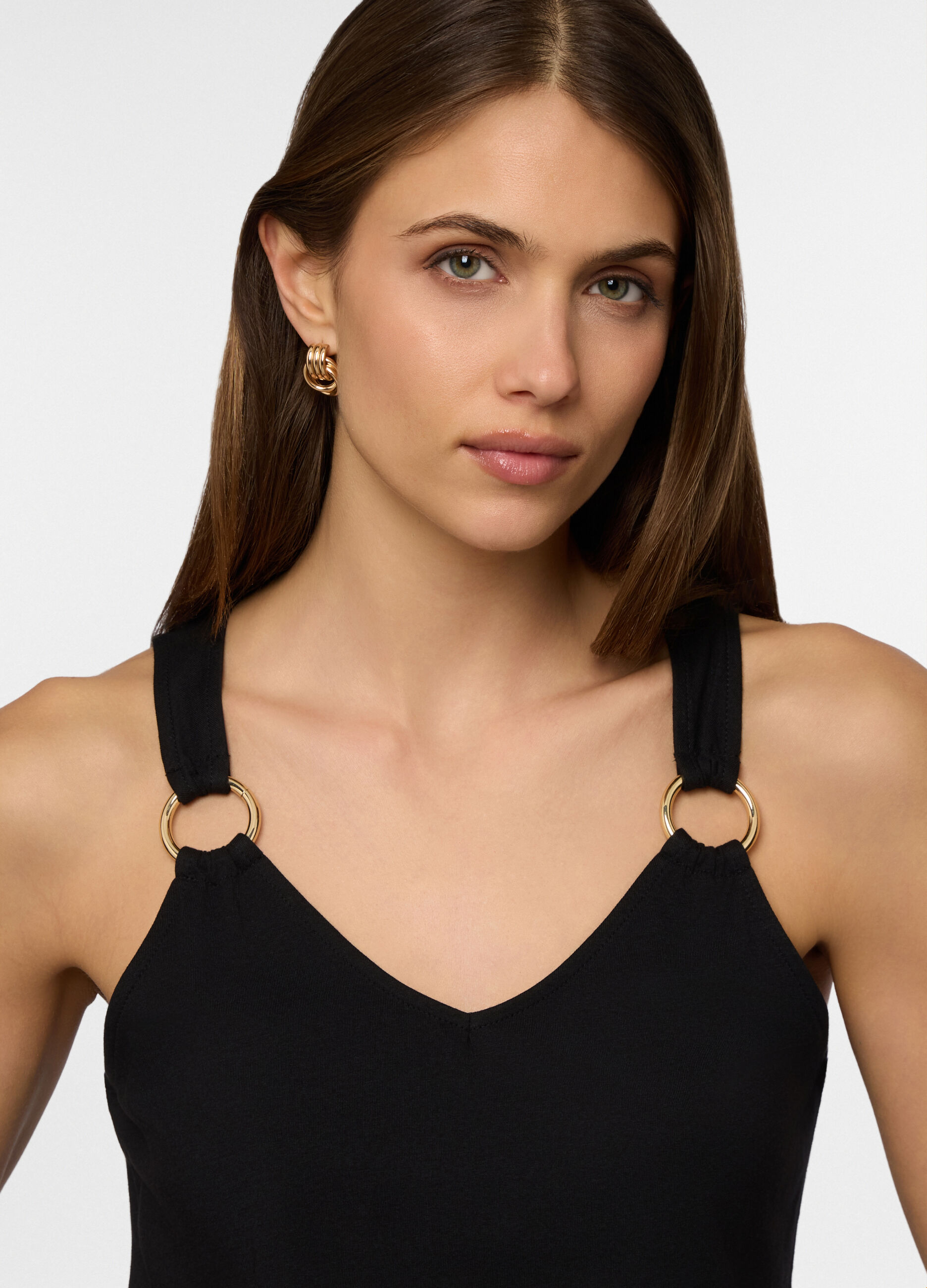 Canotta in jersey di puro cotone donna_2