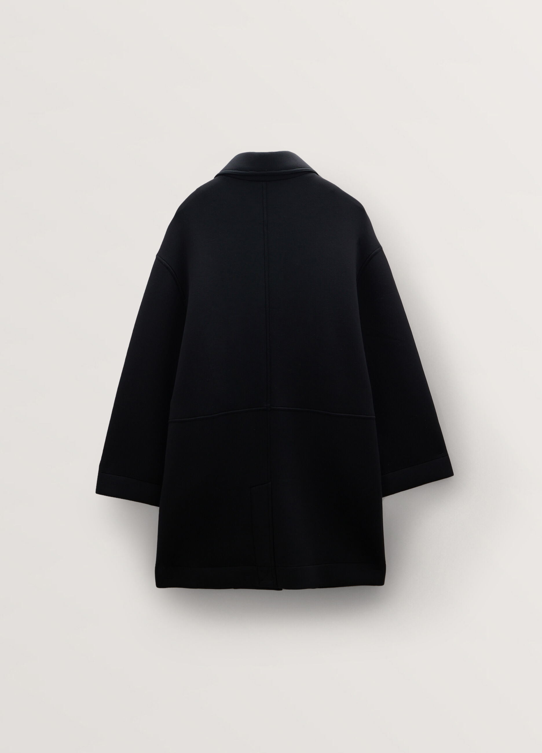 Cappotto Fit Over in Punto Milano stretch donna curvy _1