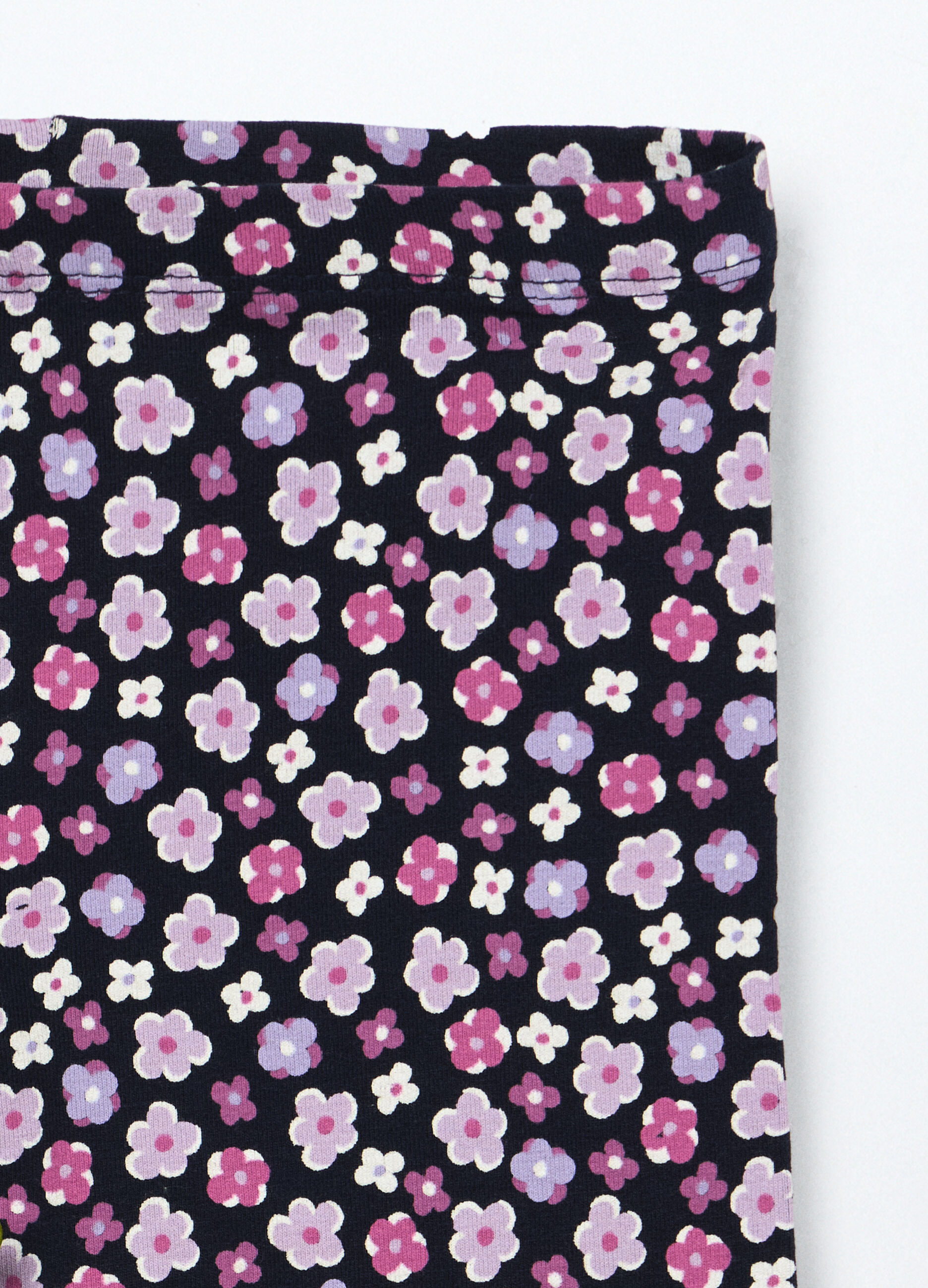 Leggings in jersey di cotone stretch bambina_2