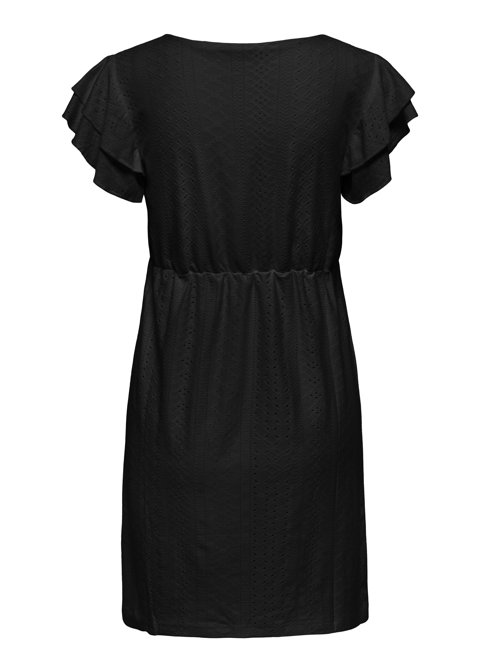Vestito corto con scollo a V_1