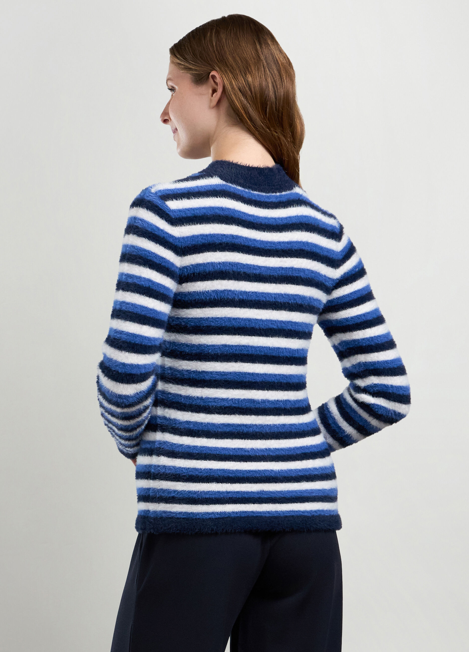Maglione effetto pelliccia donna_1