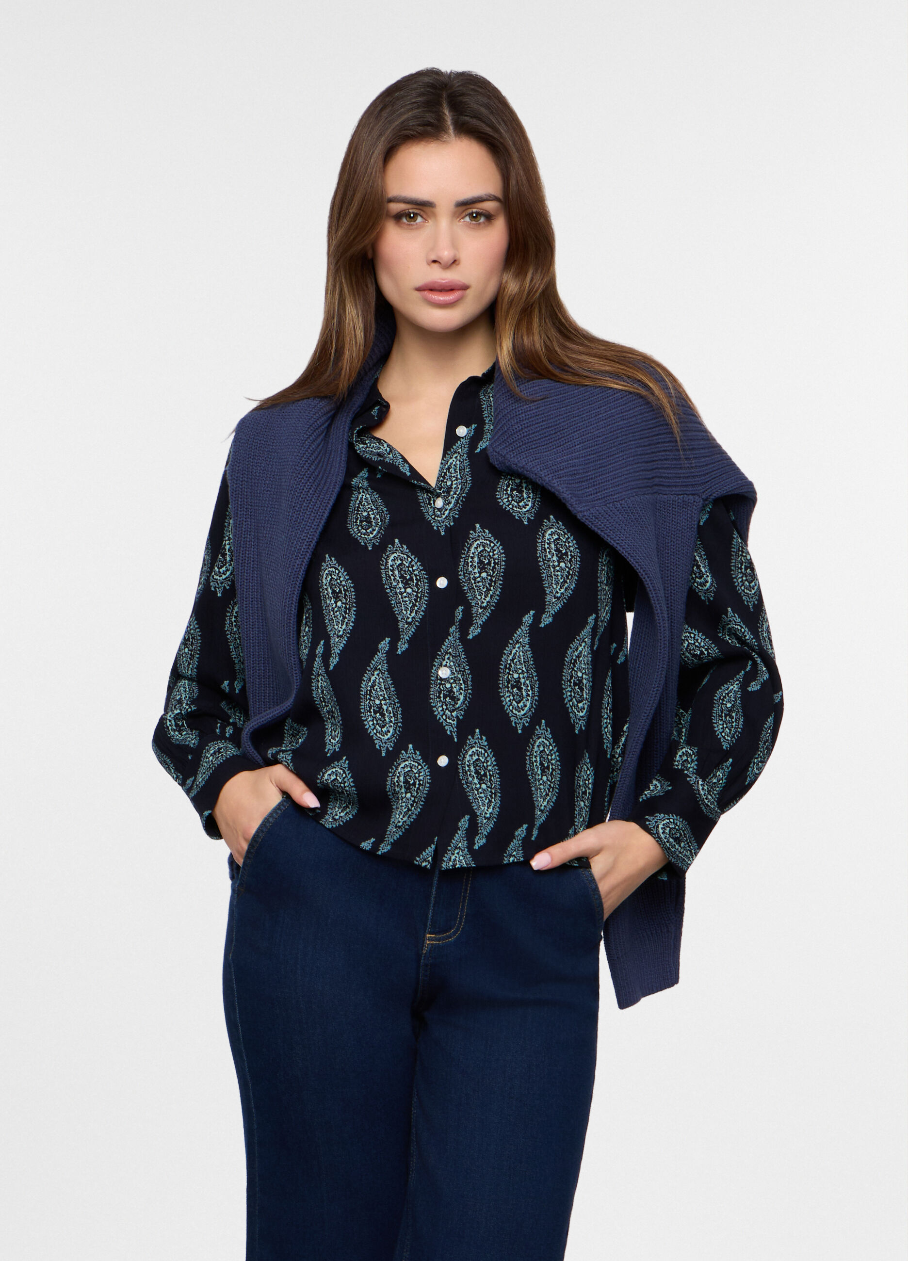 Camicia in pura viscosa donna_0
