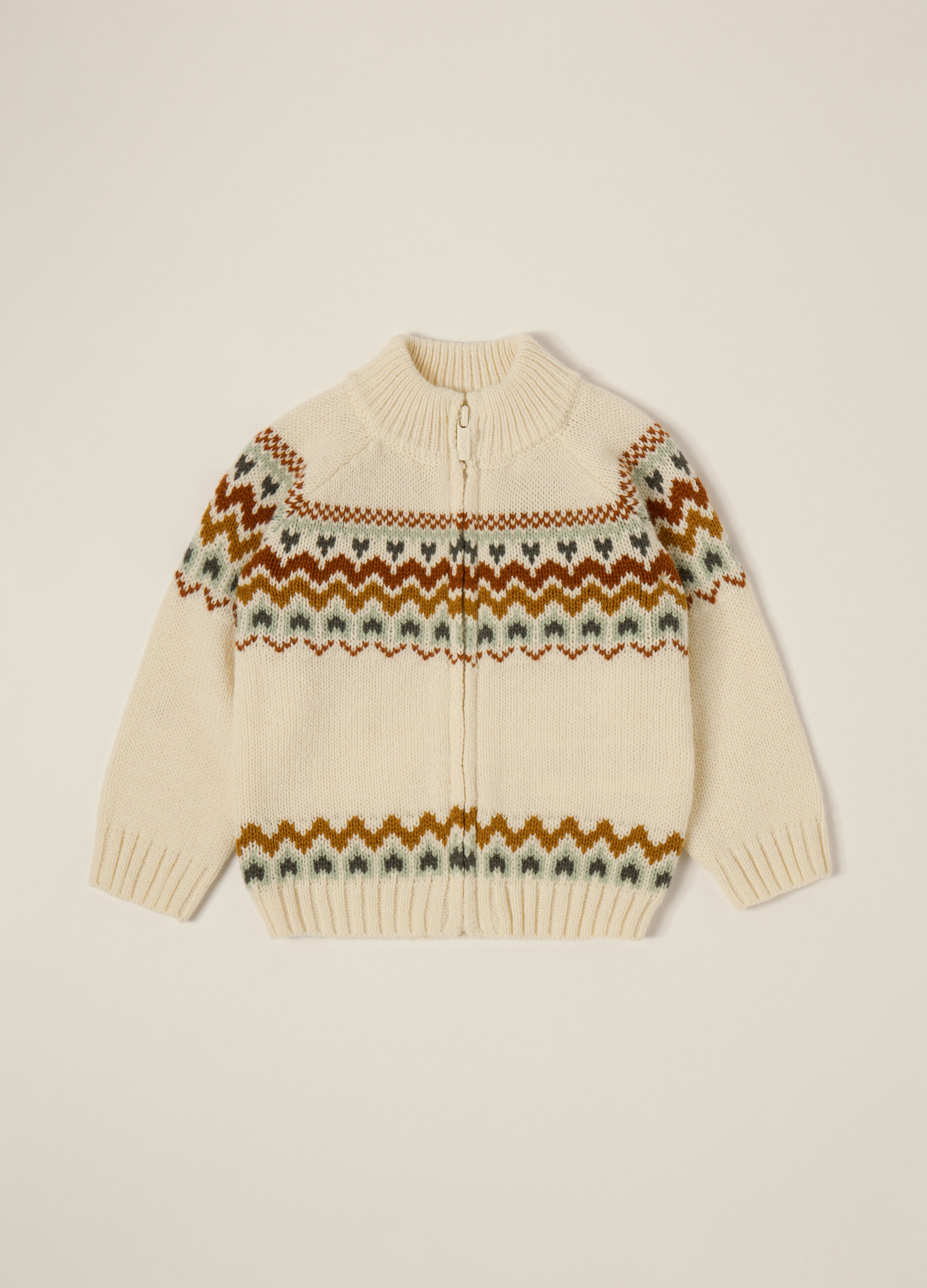 Cardigan tricot misto cotone IANA neonato_1