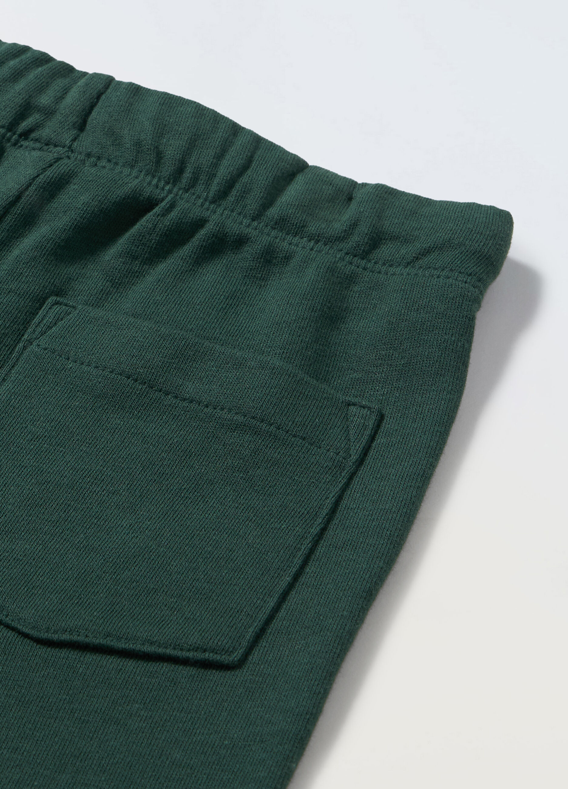 Joggers in french terry di puro cotone bambino_1