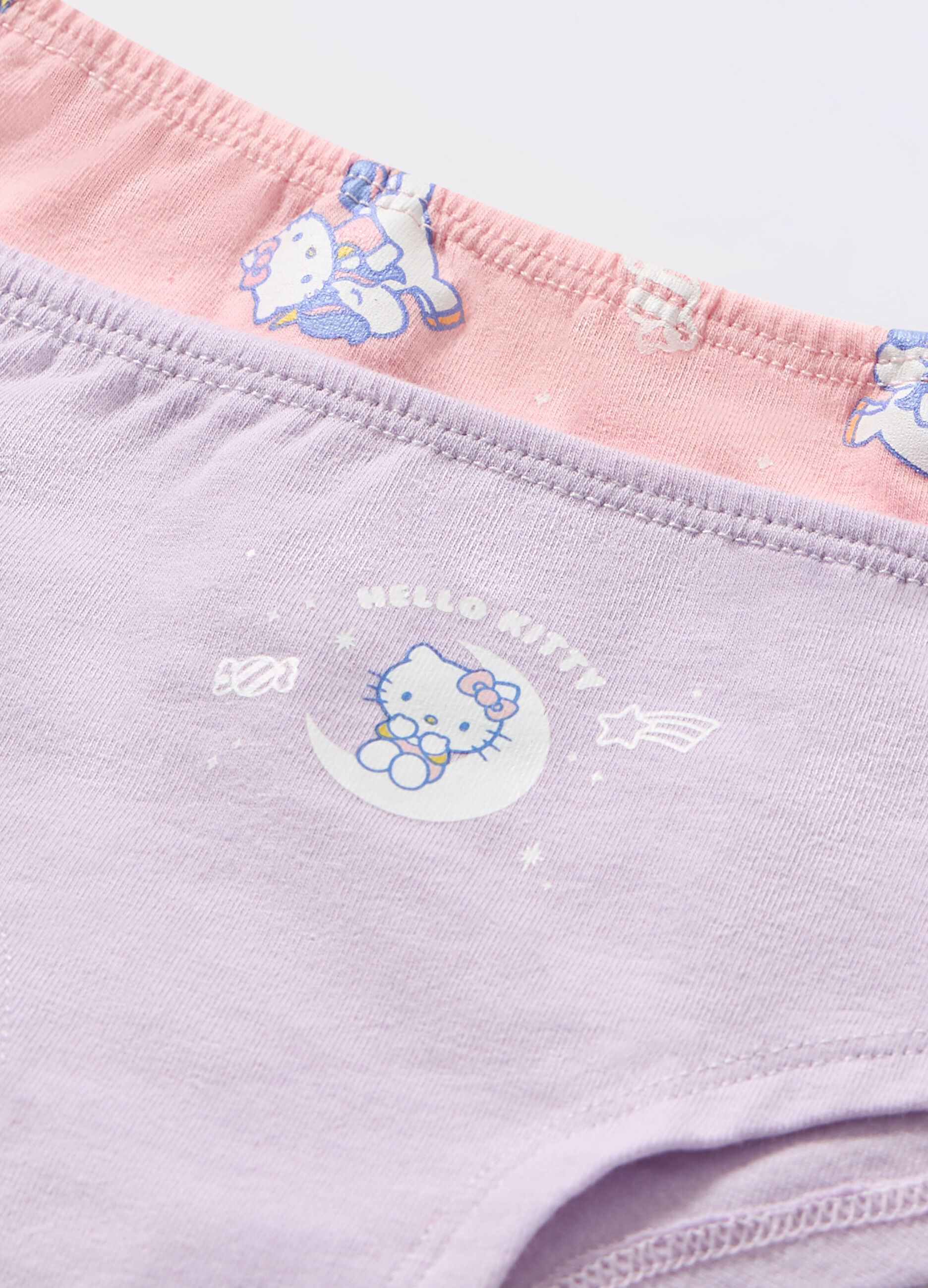 Pack 2 culotte in jersey di cotone stretch neonata