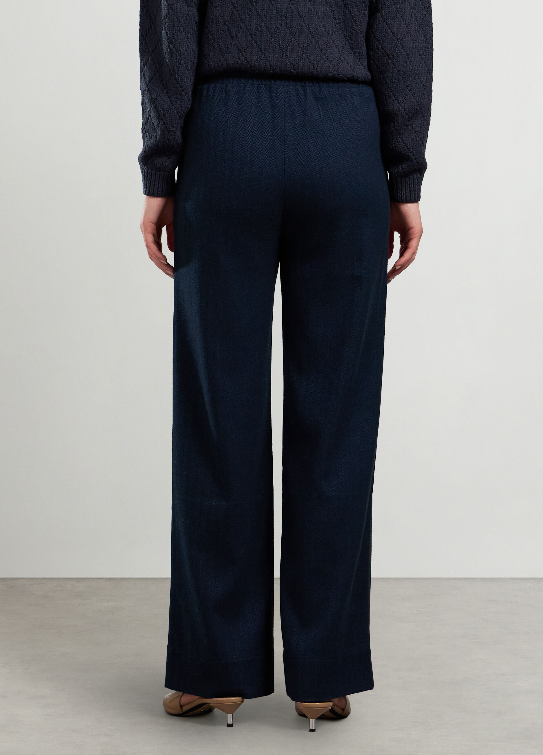Pantaloni in tweed donna_1