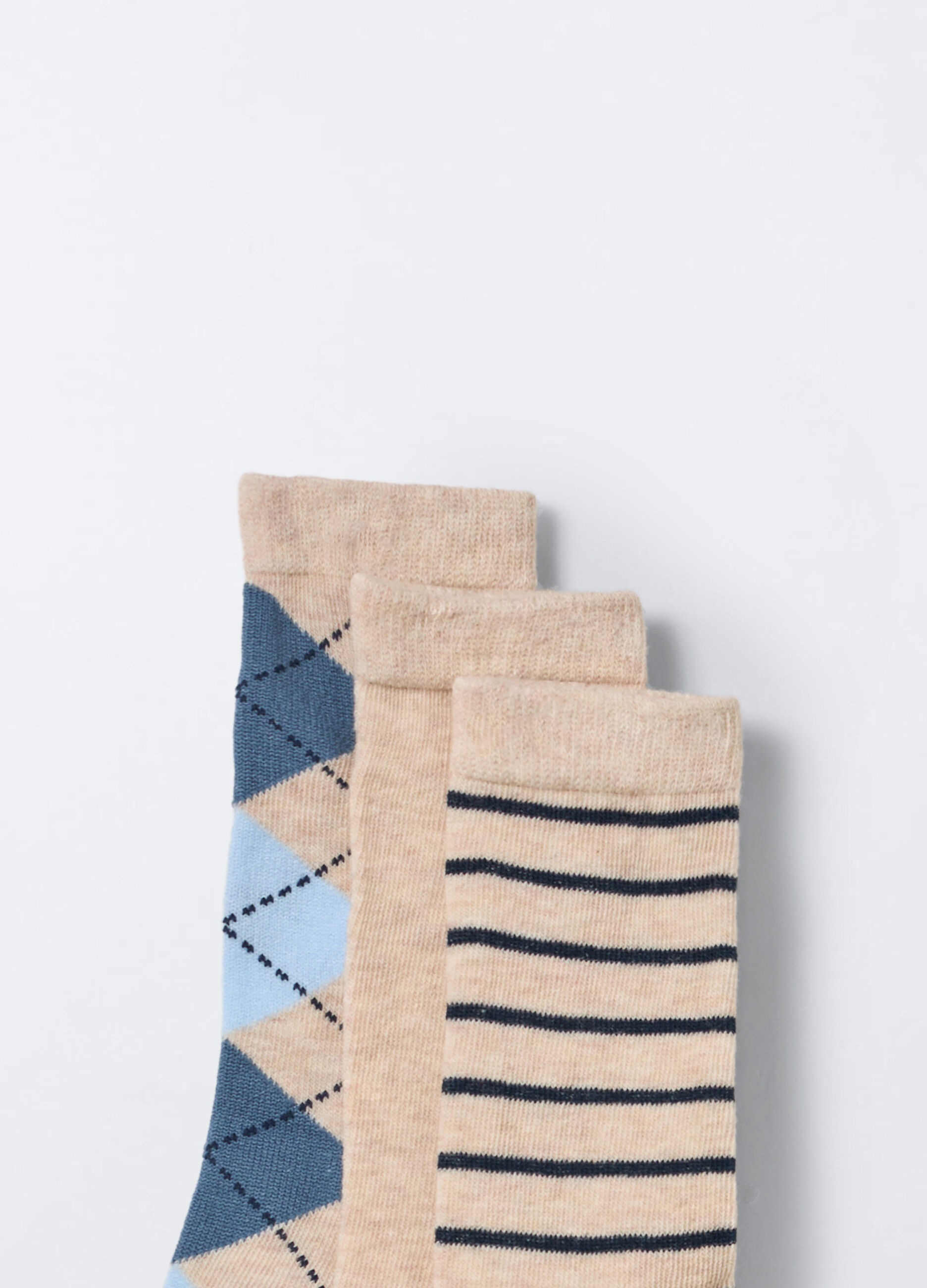 Pack 3 calze misto cotone stretch _2