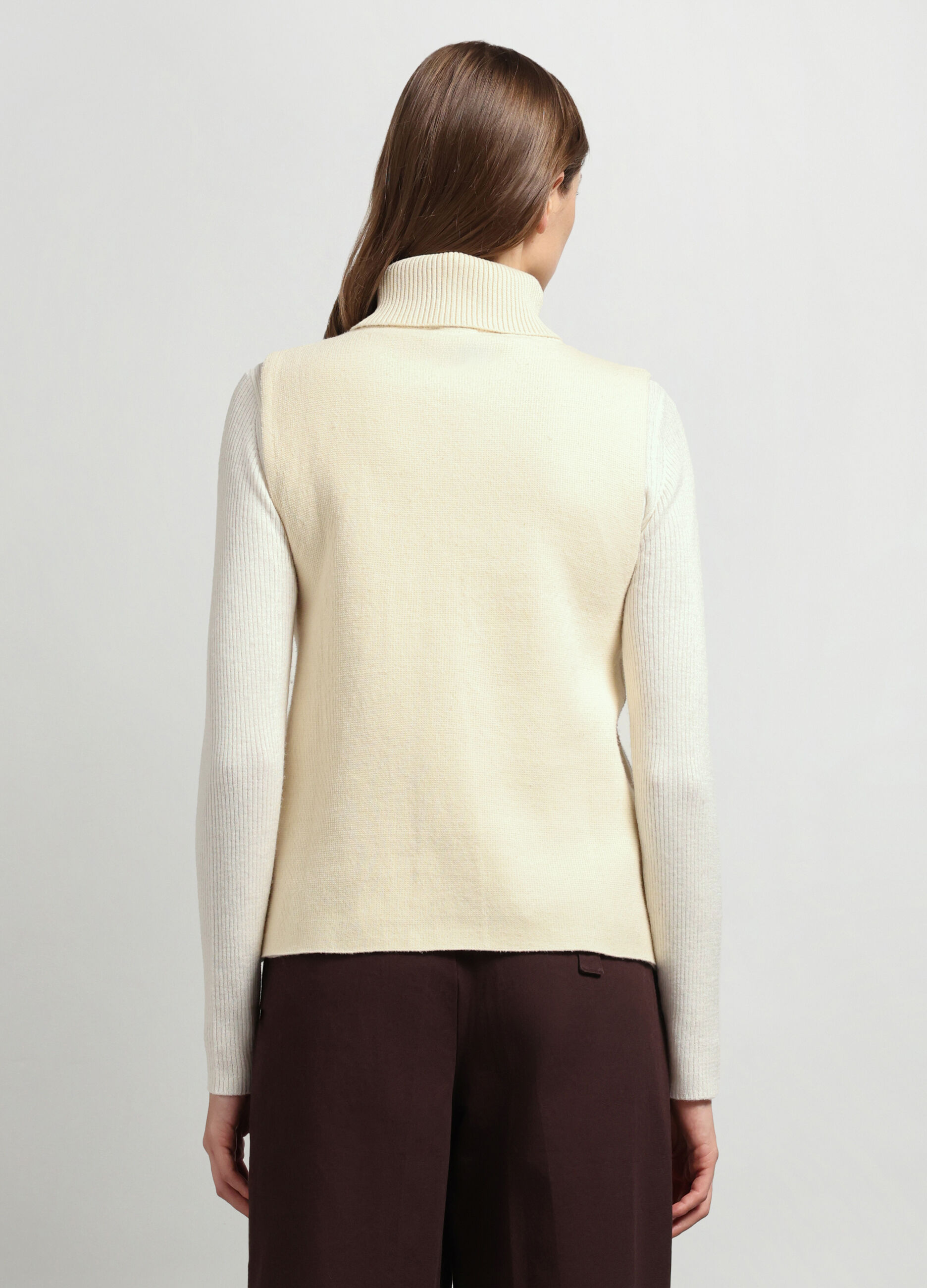 Gilet in misto cotone donna_1