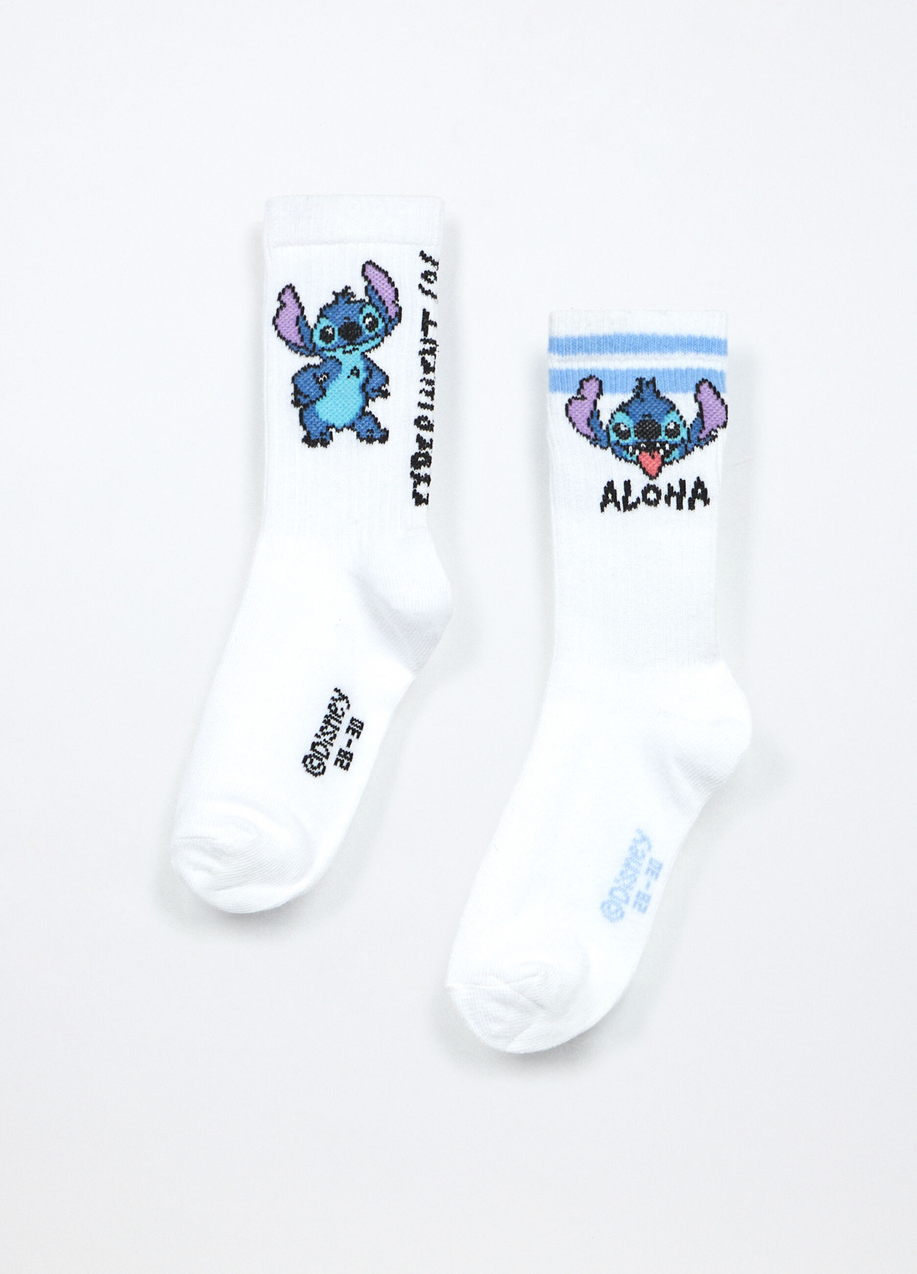 Pack 2 calze misto cotone bambina_1
