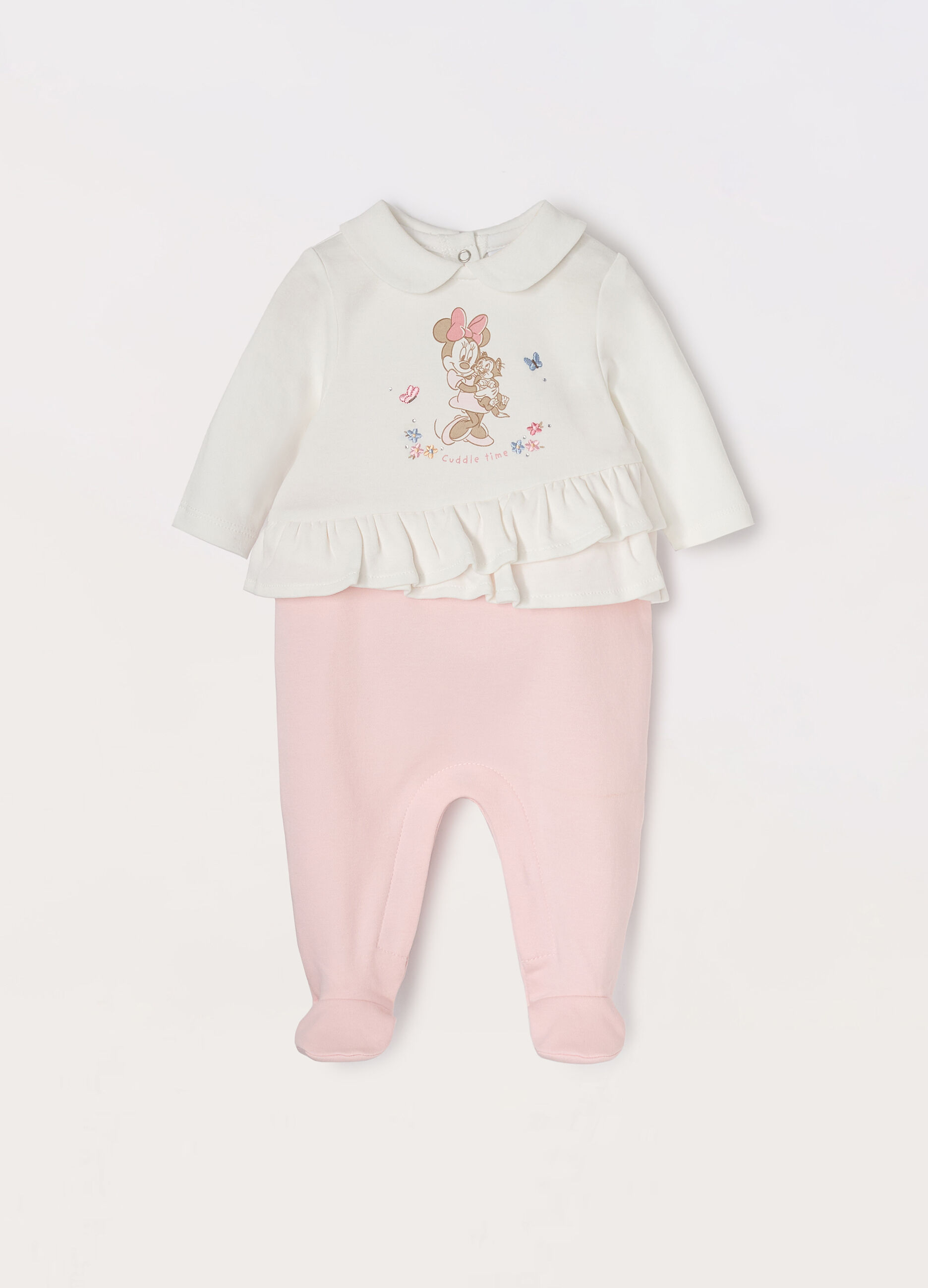 Tutina in interlock di puro cotone neonata_0
