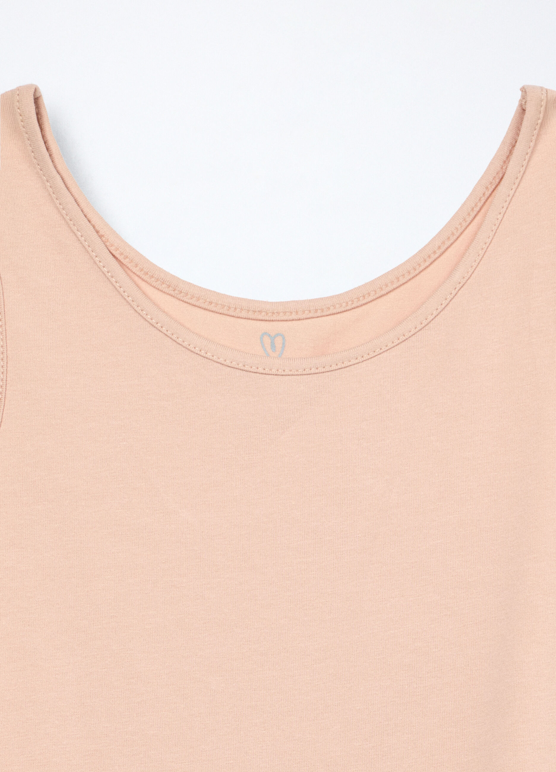 Pack 2 canotte in jersey di cotone stretch ragazza_2