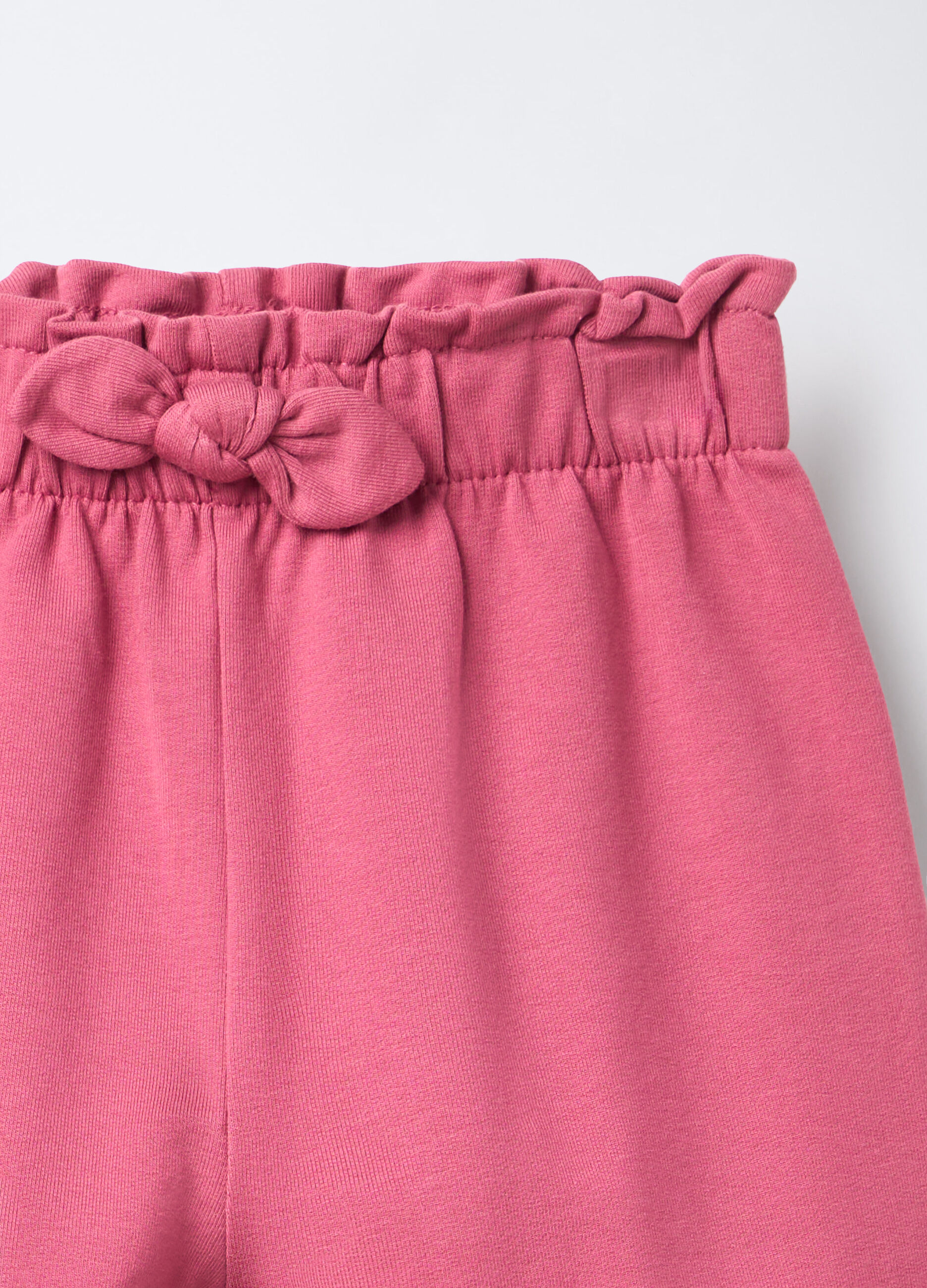 Jogger in cotone garzato stretch Fit Regular bimba_2