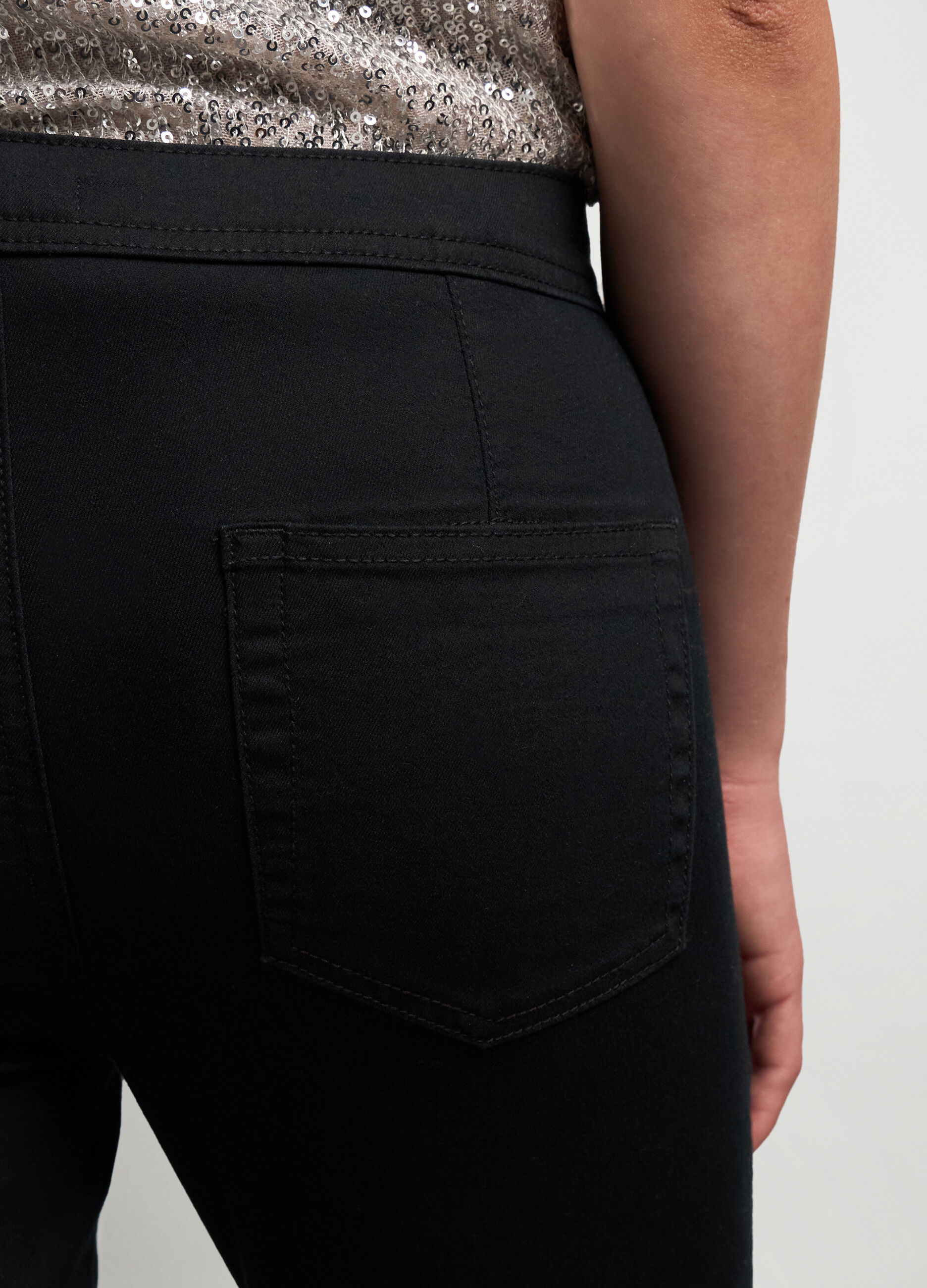 Treggings in misto cotone stretch donna_2