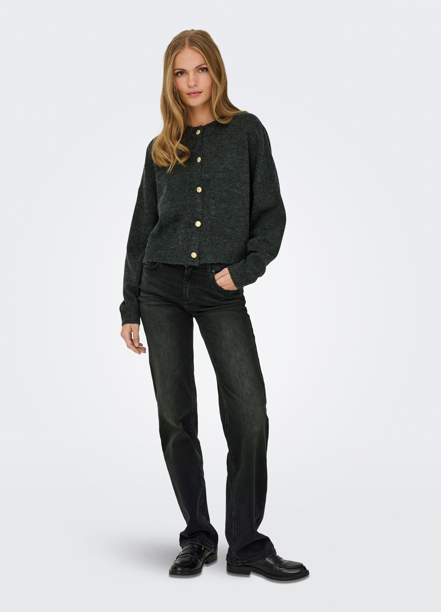 Cardigan m&eacute;lange donna_2