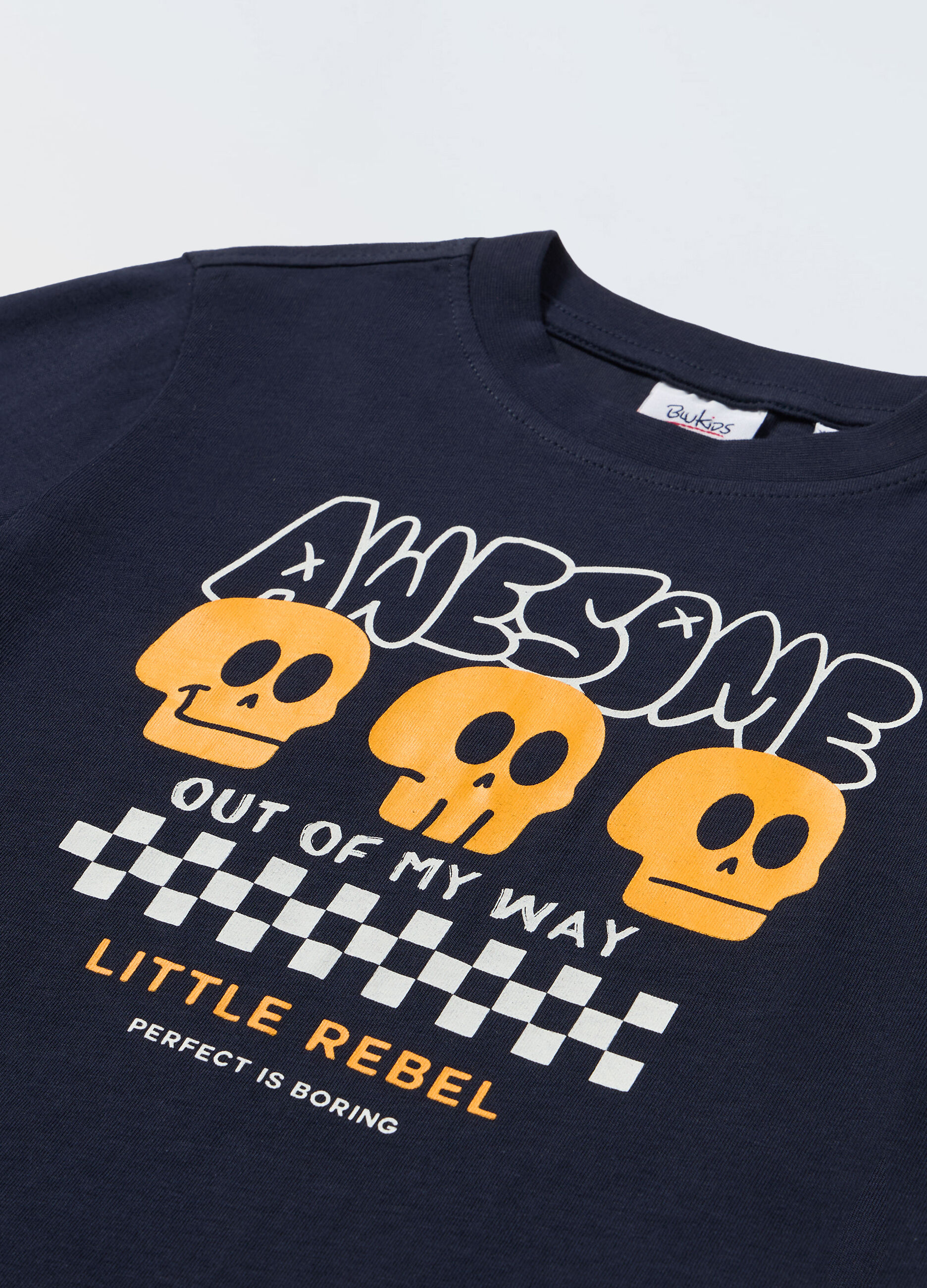 T-shirt in puro cotone a maniche lunghe bambino_1