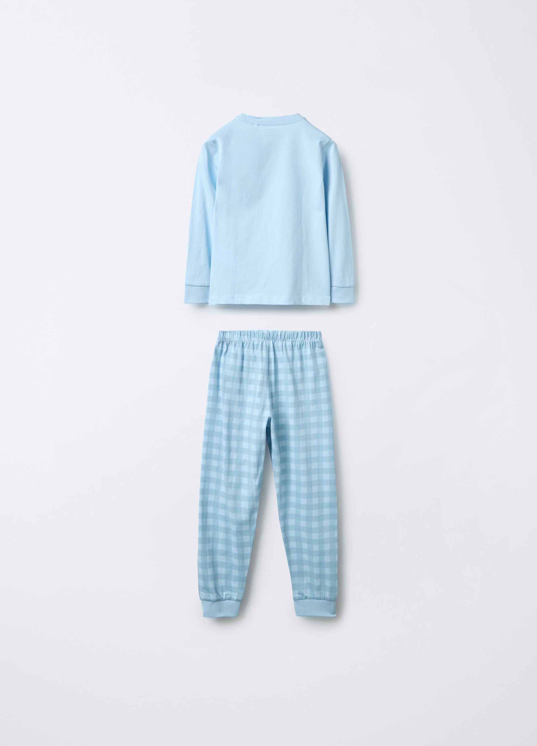 Set pigiama lungo in jersey di puro cotone bambino_1