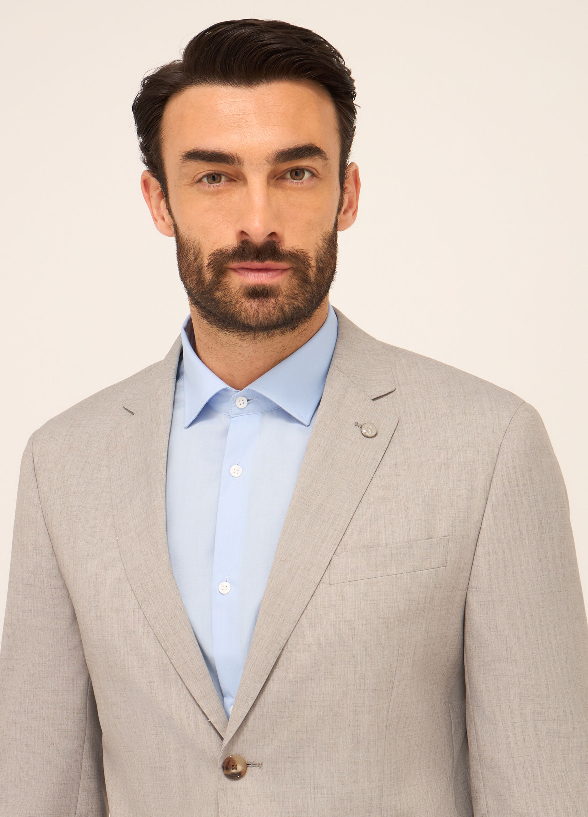 Blazer in tessuto stretch uomo_2