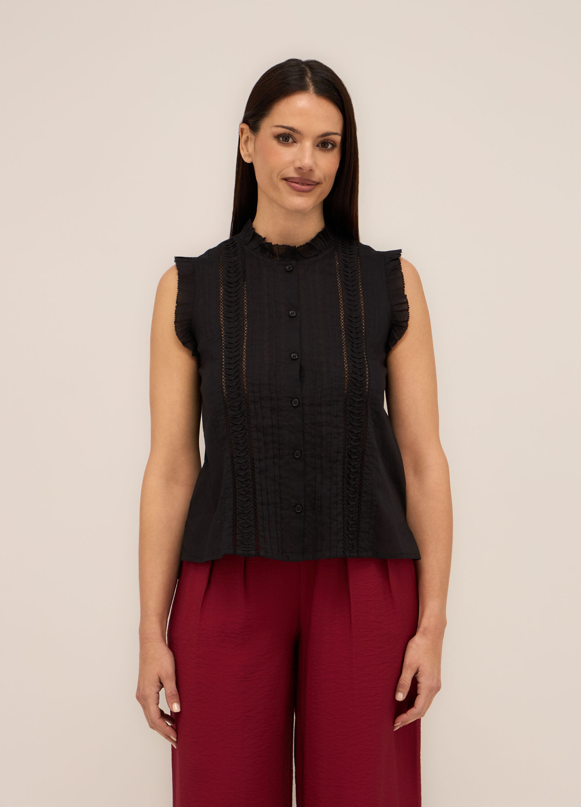 Camicia in puro cotone donna_0