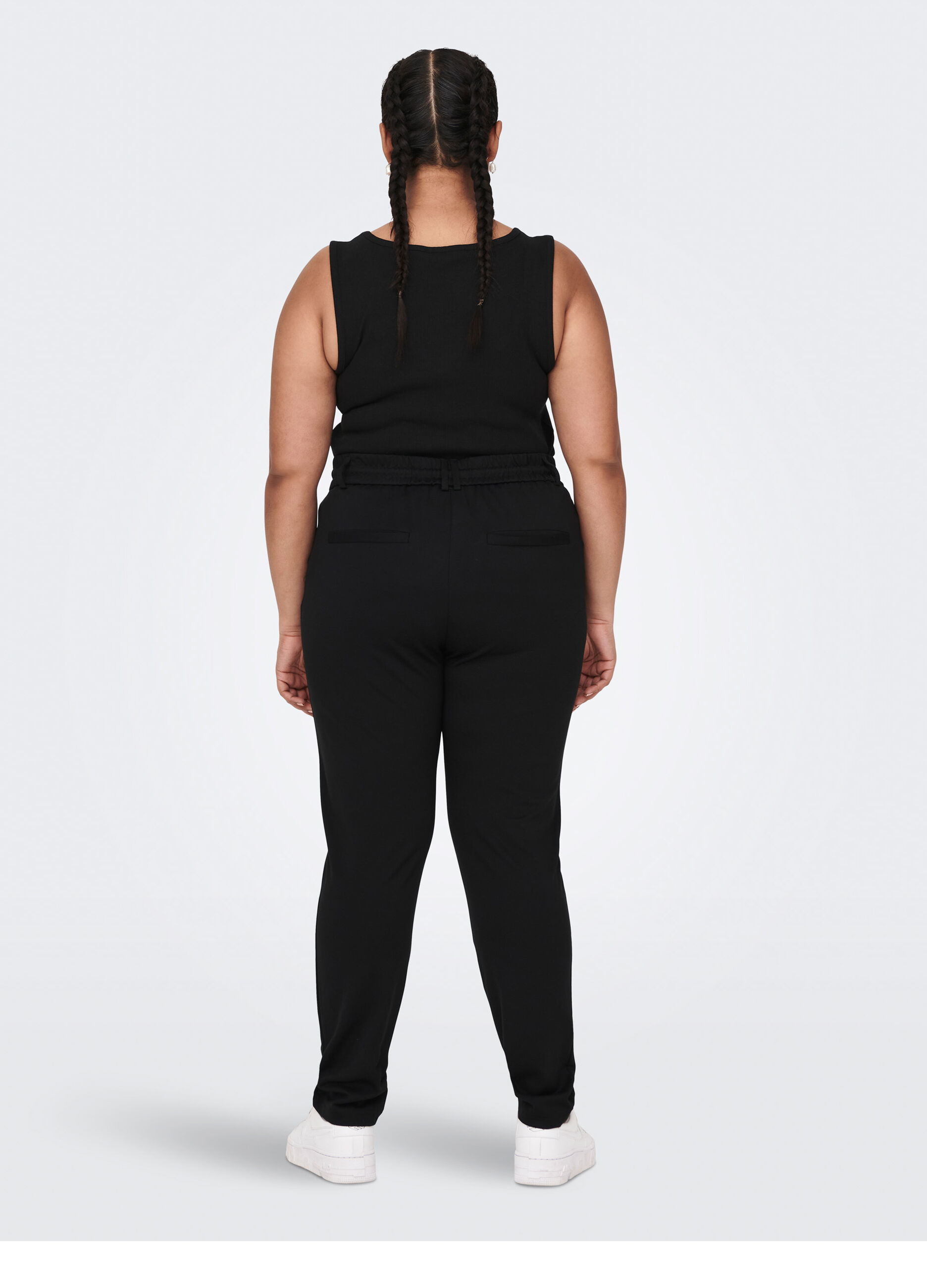 Pantaloni regular fit con coulisse_1