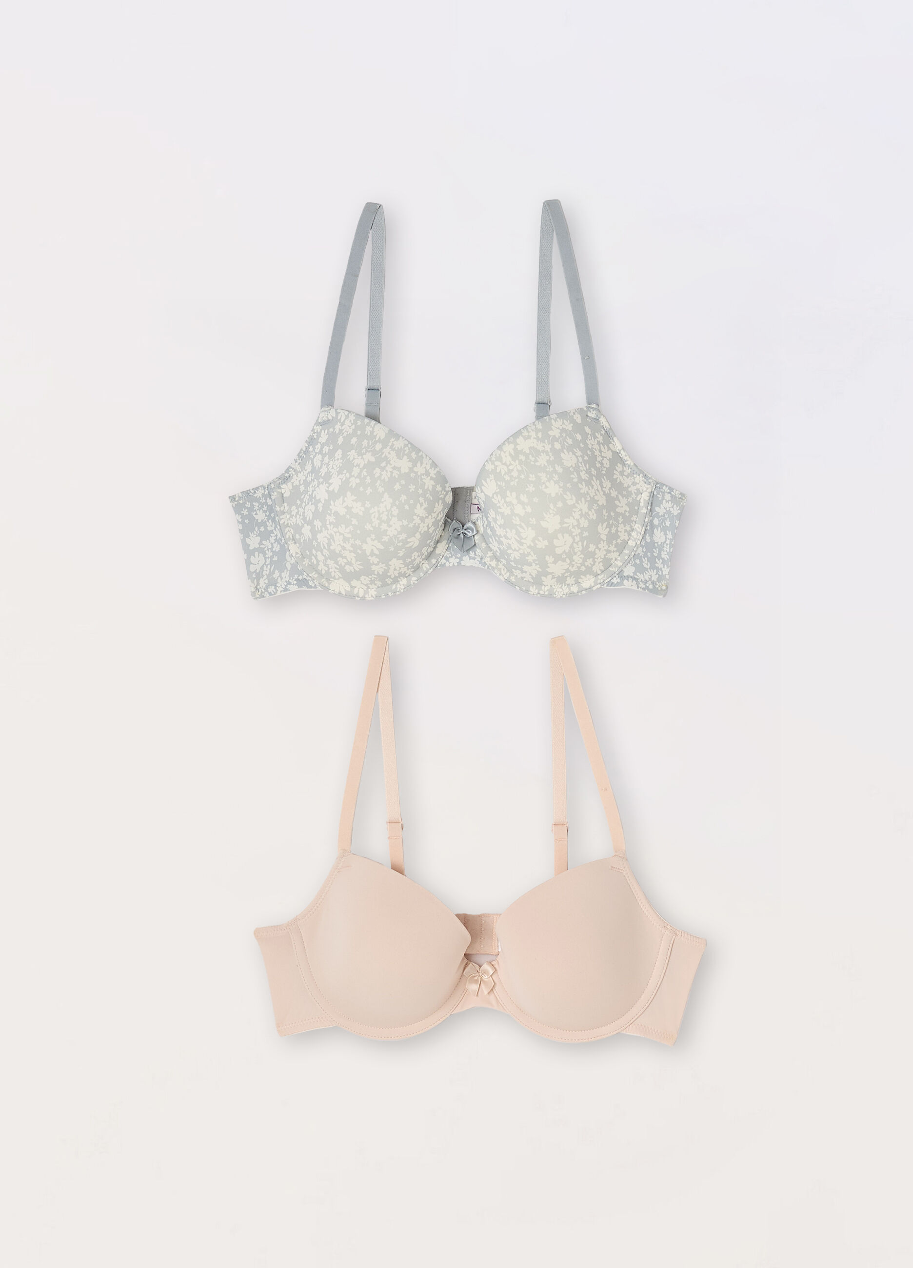Pack 2 reggiseni in microfibra donna