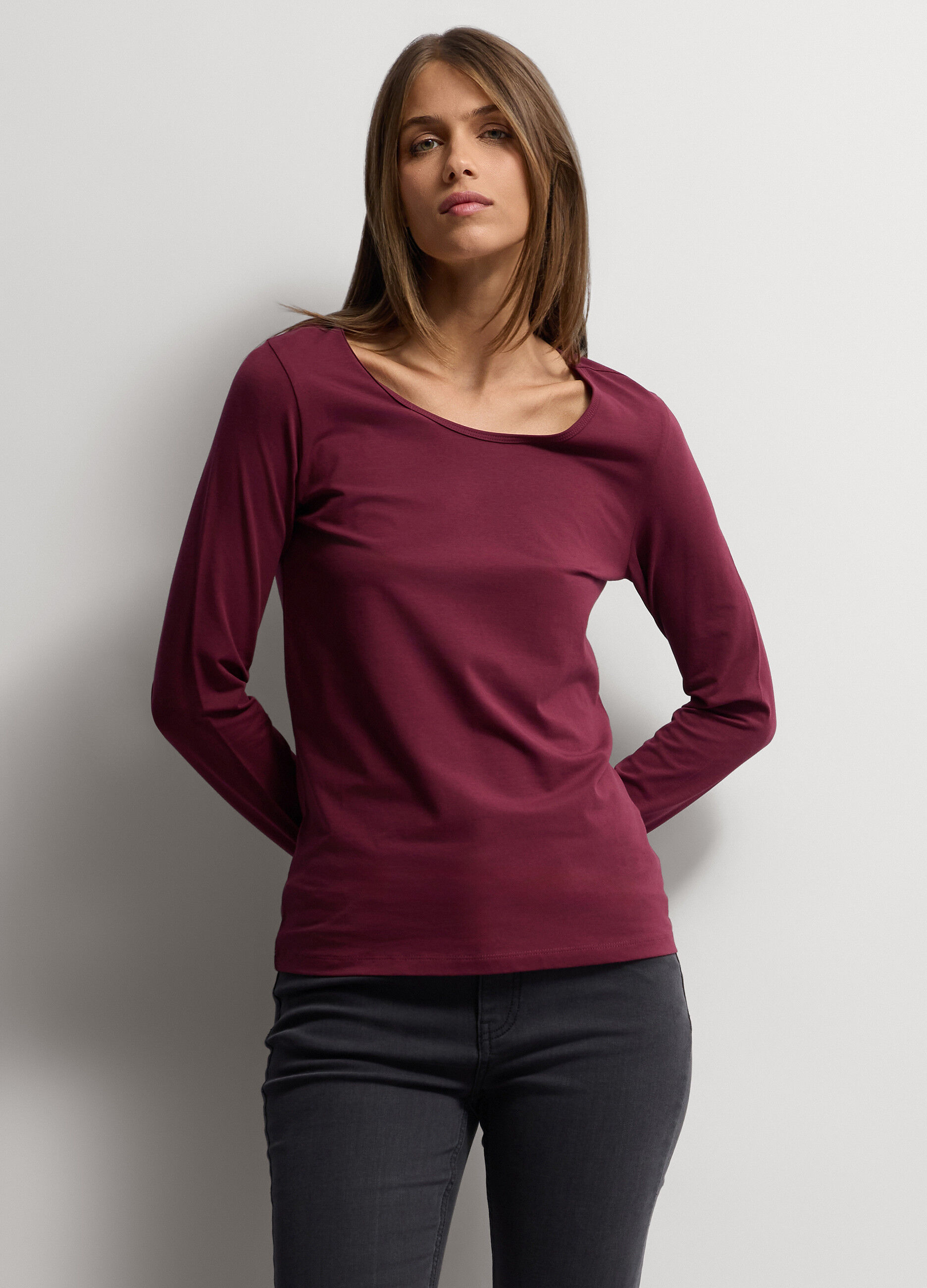 T-shirt girocollo donna