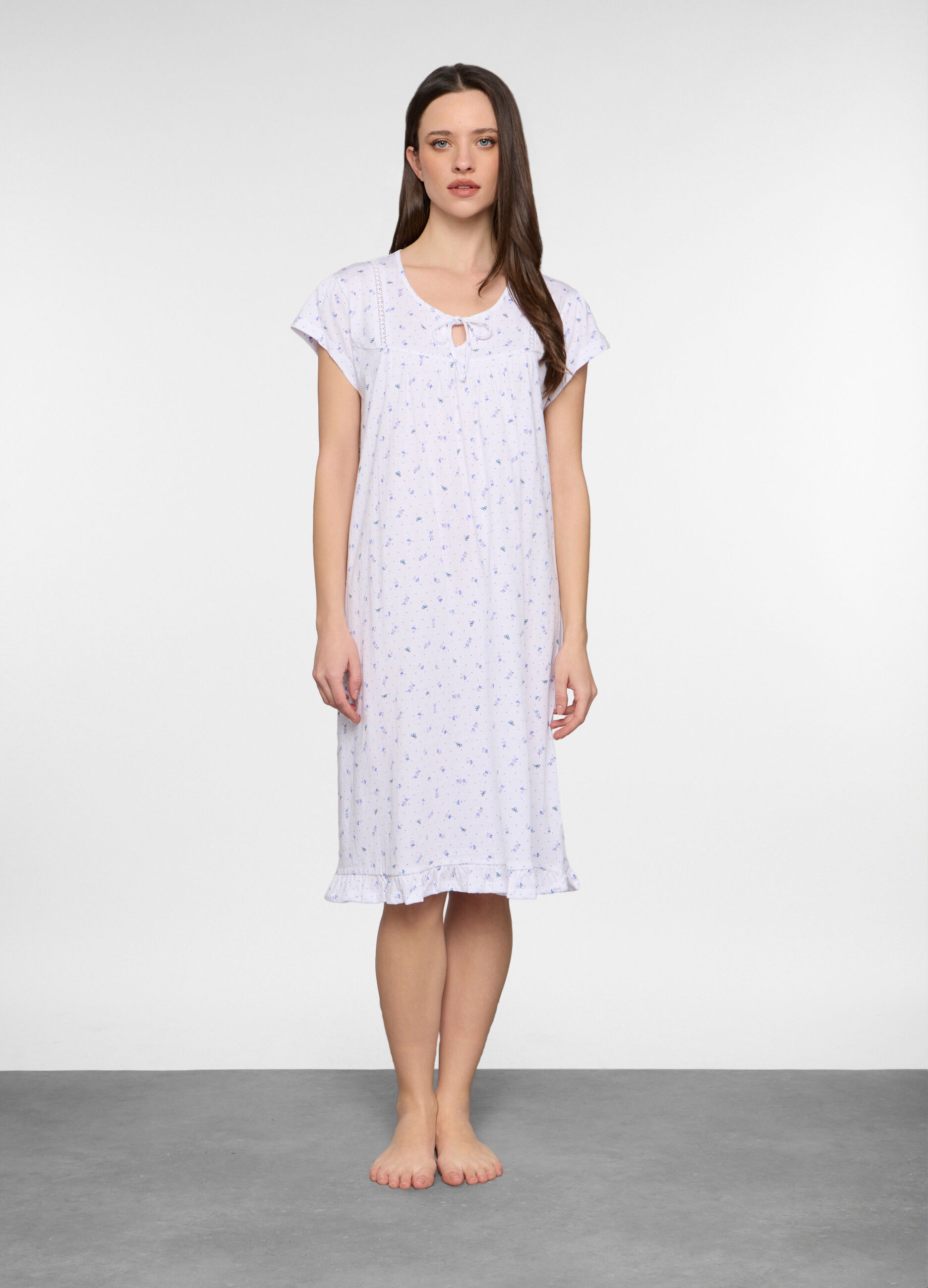 Camicia da notte in jersey donna_0