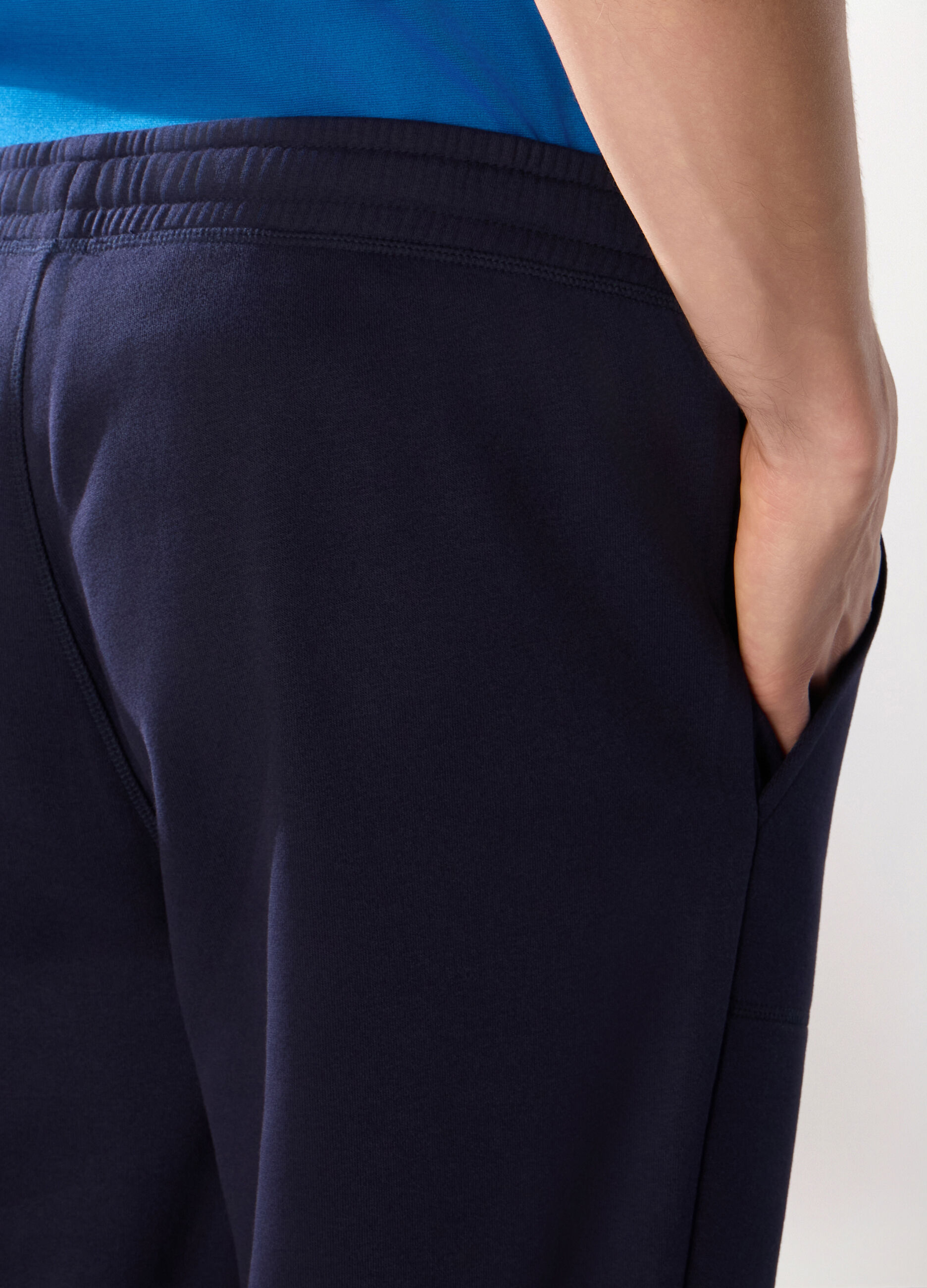 Jogger in felpa misto cotone uomo_2