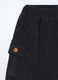 Jogger cargo in costina di puro cotone neonato_2