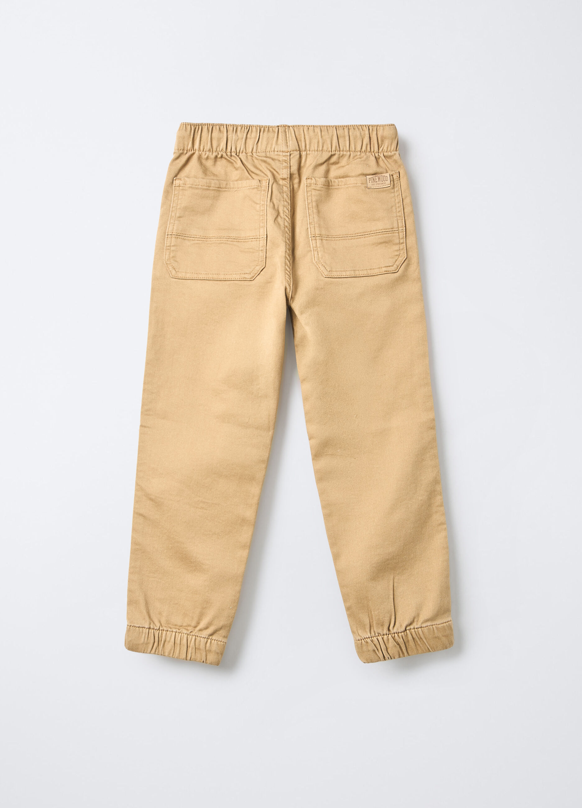 Jogger in denim di cotone garzato Relaxed Fit bambino_1