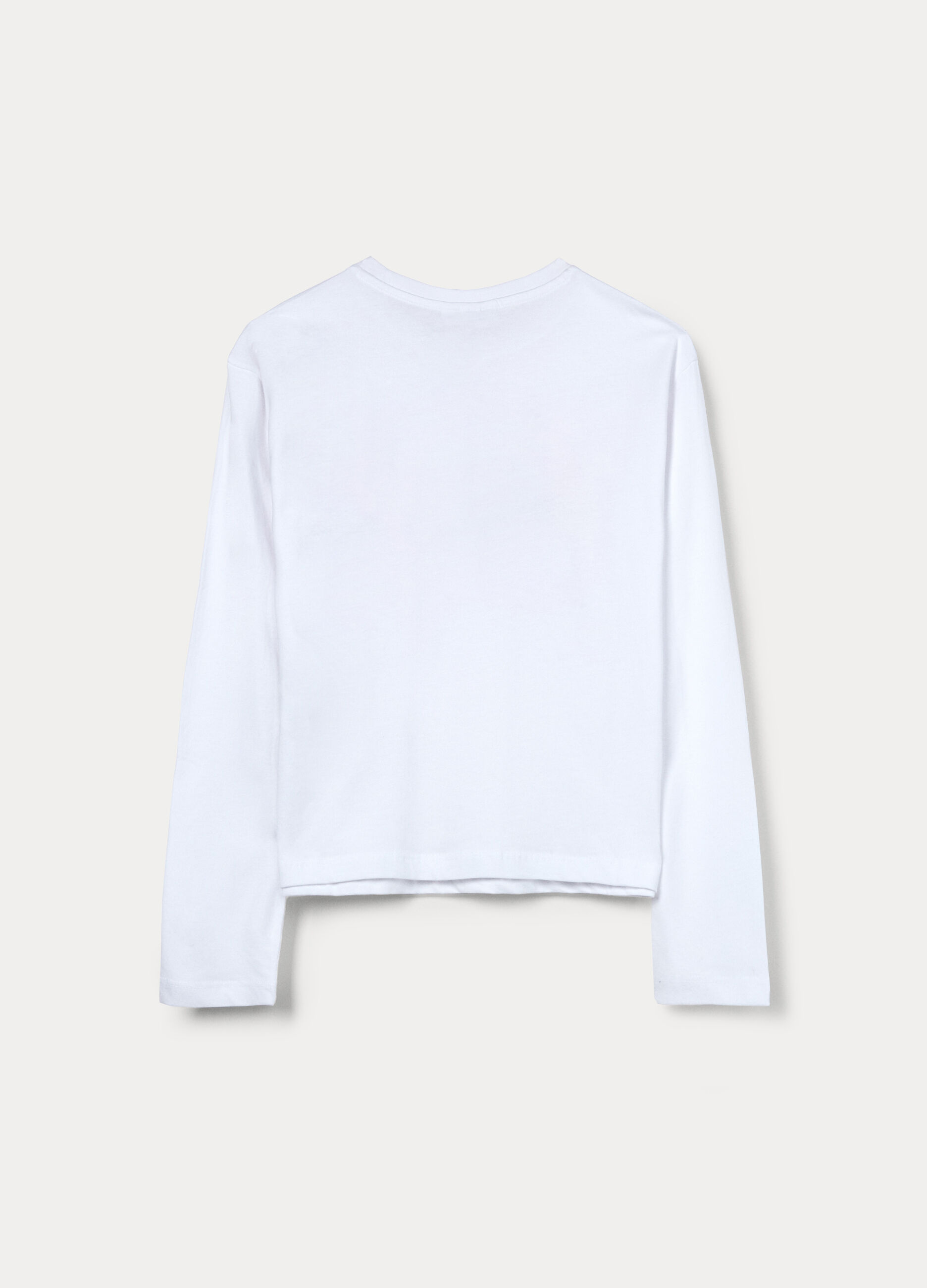 T-shirt in jersey di puro cotone ragazza_1