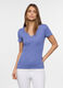 T-shirt con scollo a V donna_0