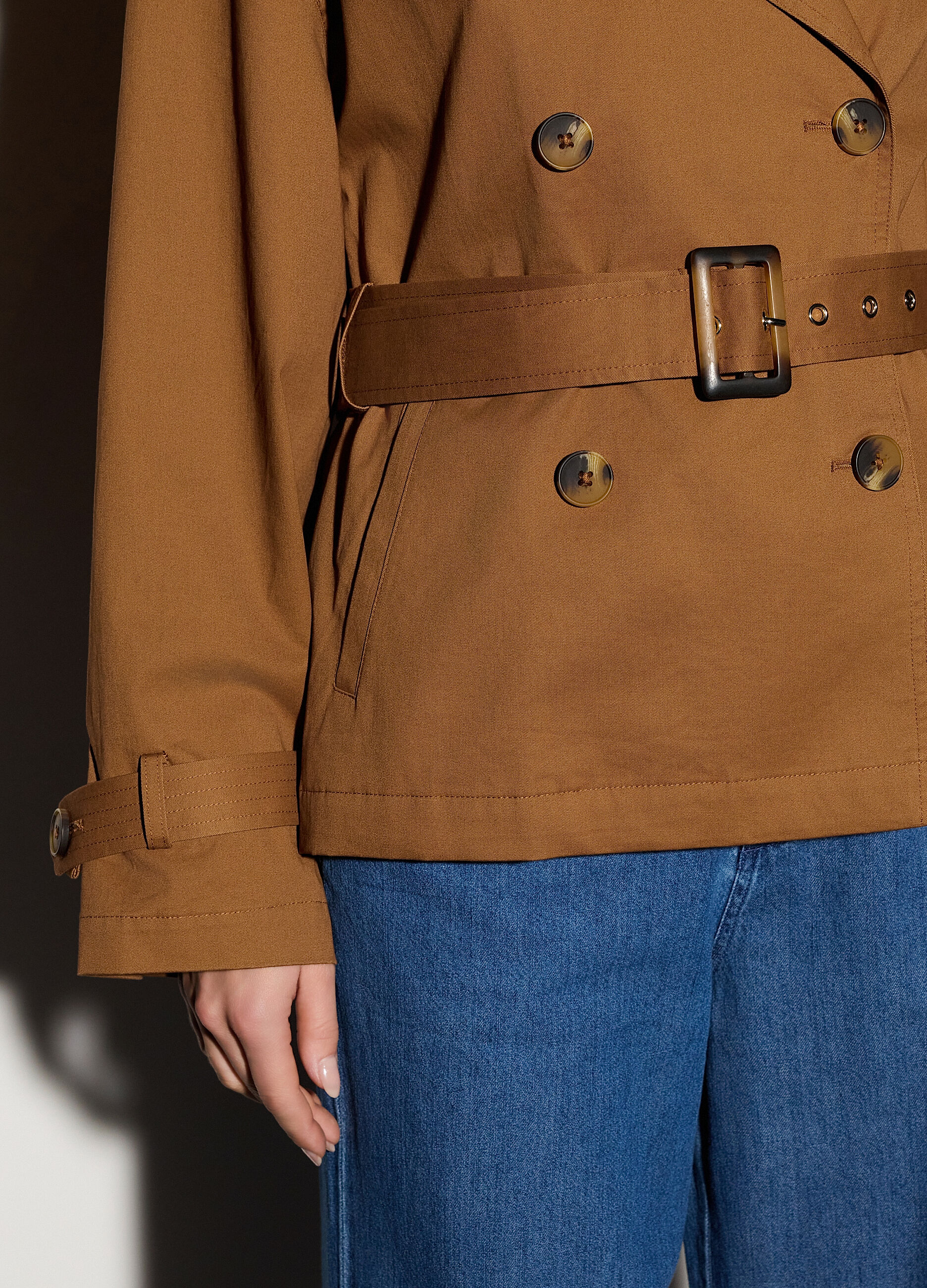 Trench corto doppiopetto donna_3