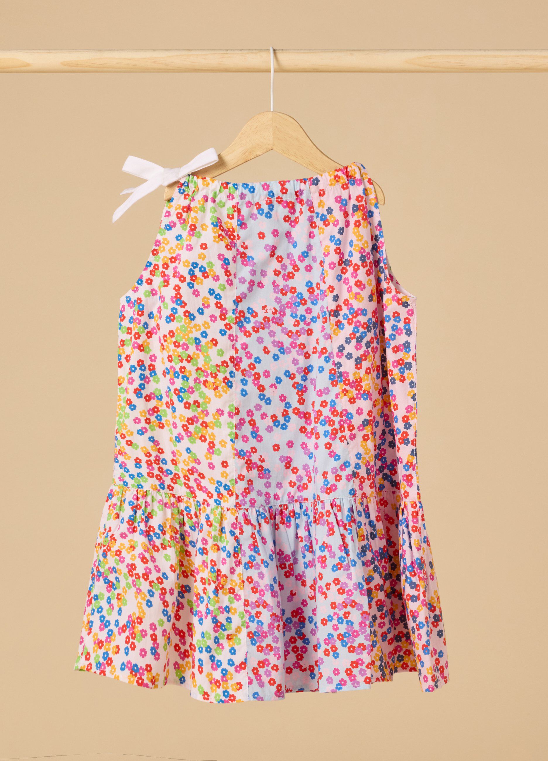 Vestito smanicato IANA in puro cotone bambina_0