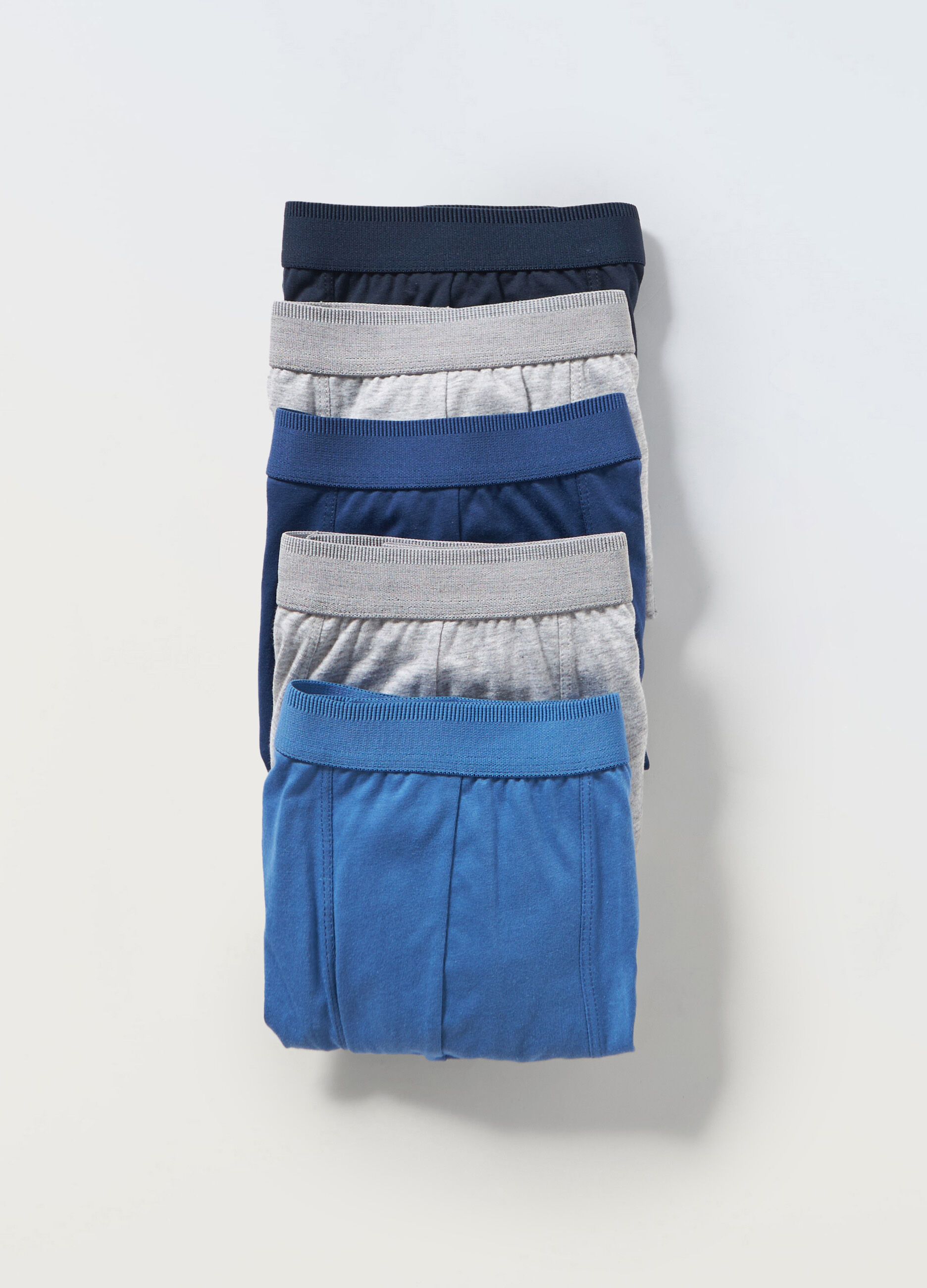 5 pack boxer in puro cotone con elastico uomo_0