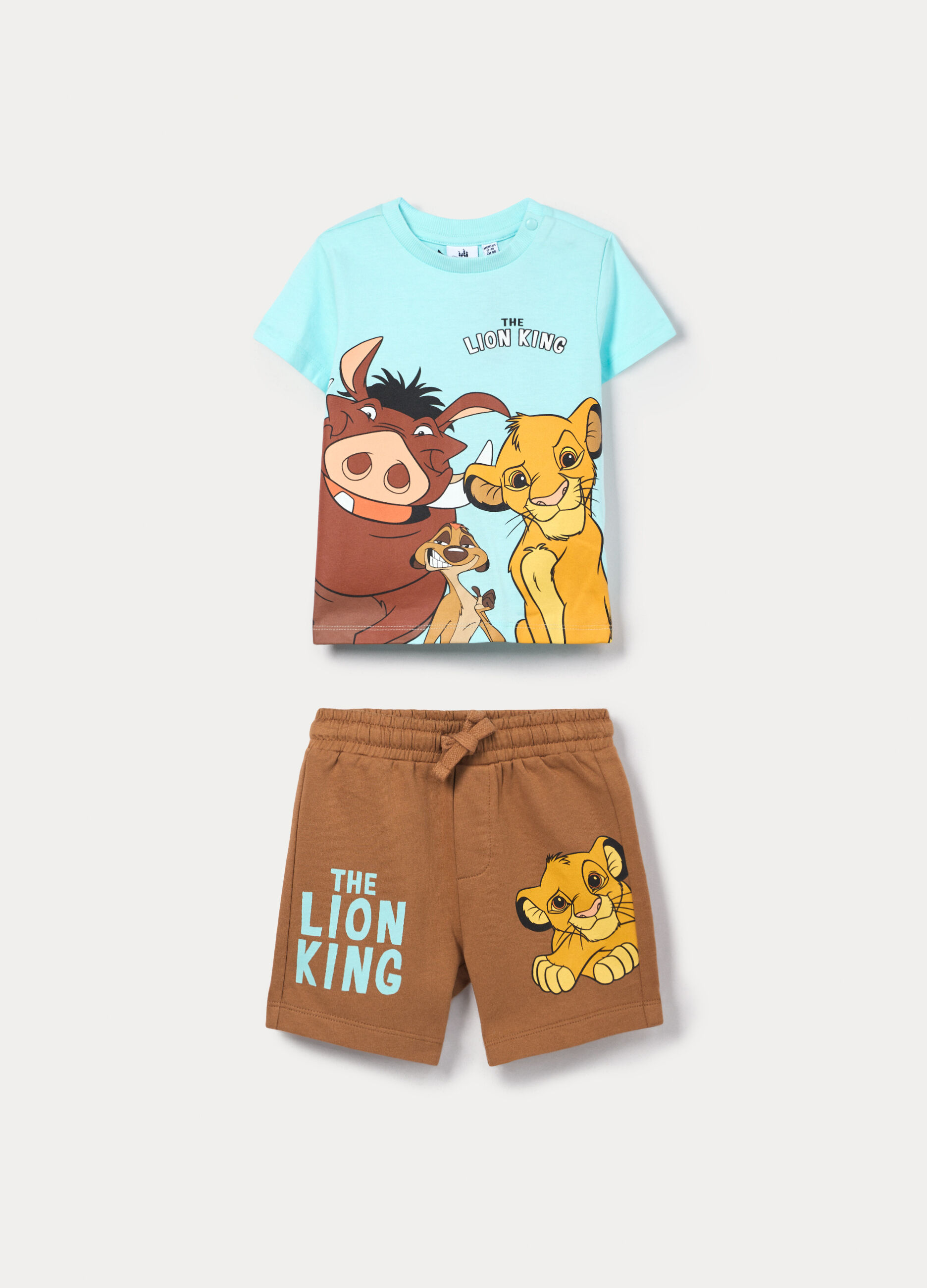 Jogging set Disney in jersey di puro cotone bimbo_0