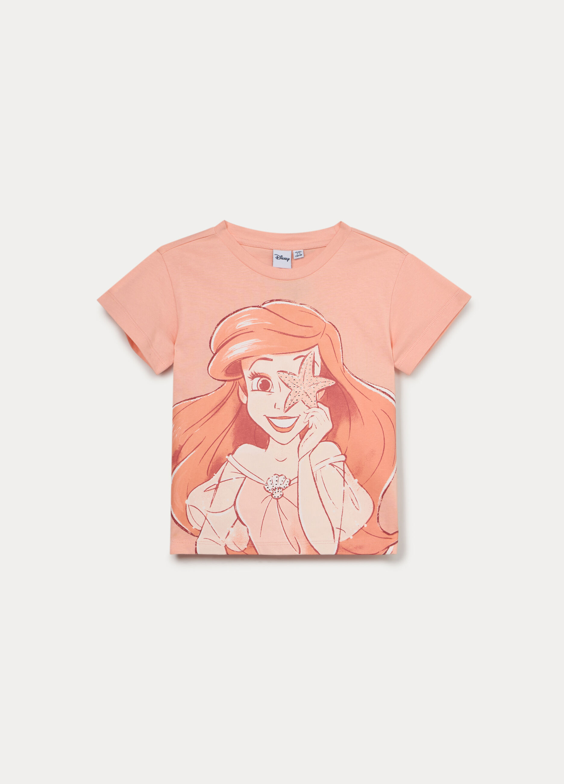 T-shirt Disney in jersey di puro cotone bambina_0