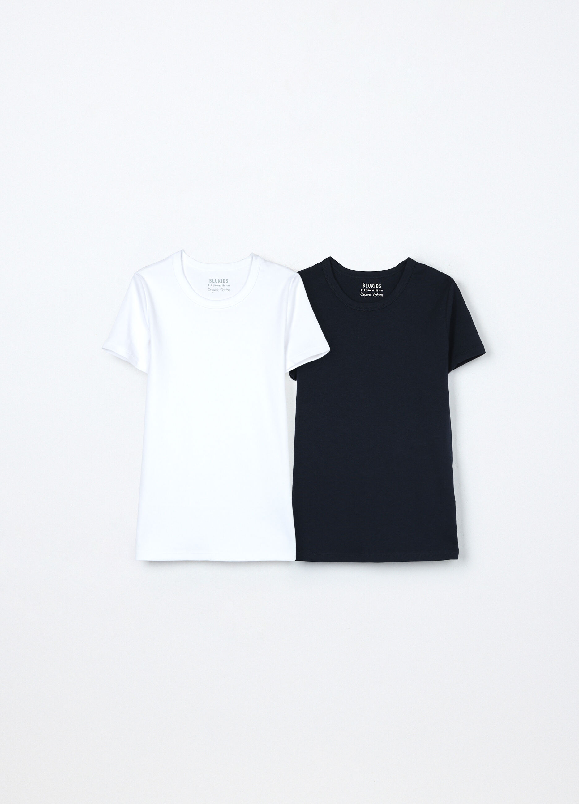 Pack 2 t-shirt intime in interlock di puro cotone bambino_0