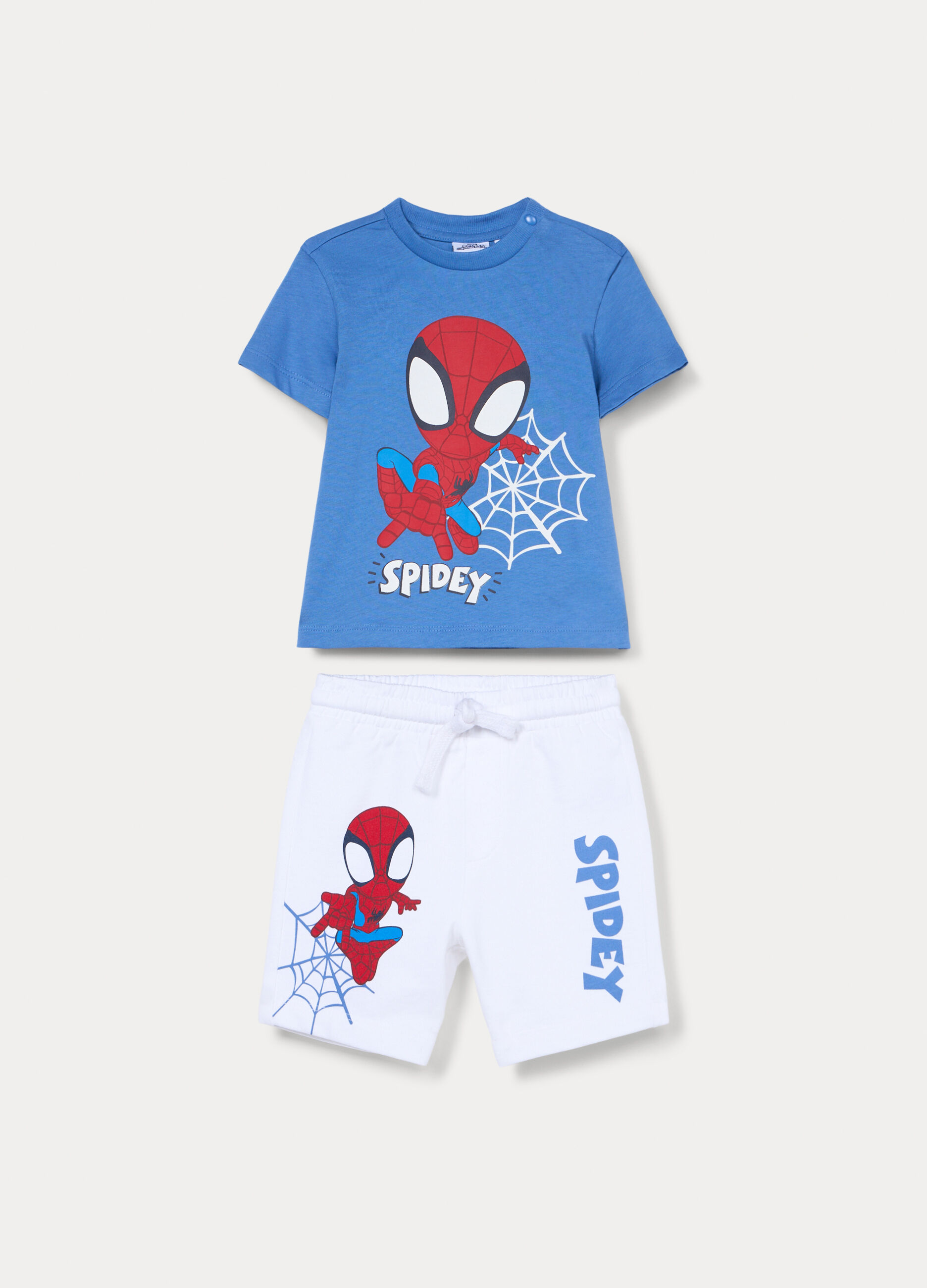 Jogging set Marvel in jersey di puro cotone bimbo_0