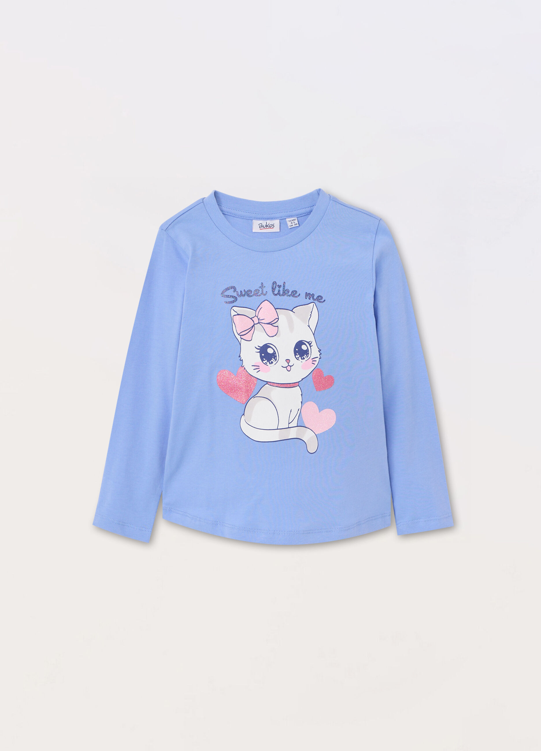 T-shirt in puro cotone bambina_0